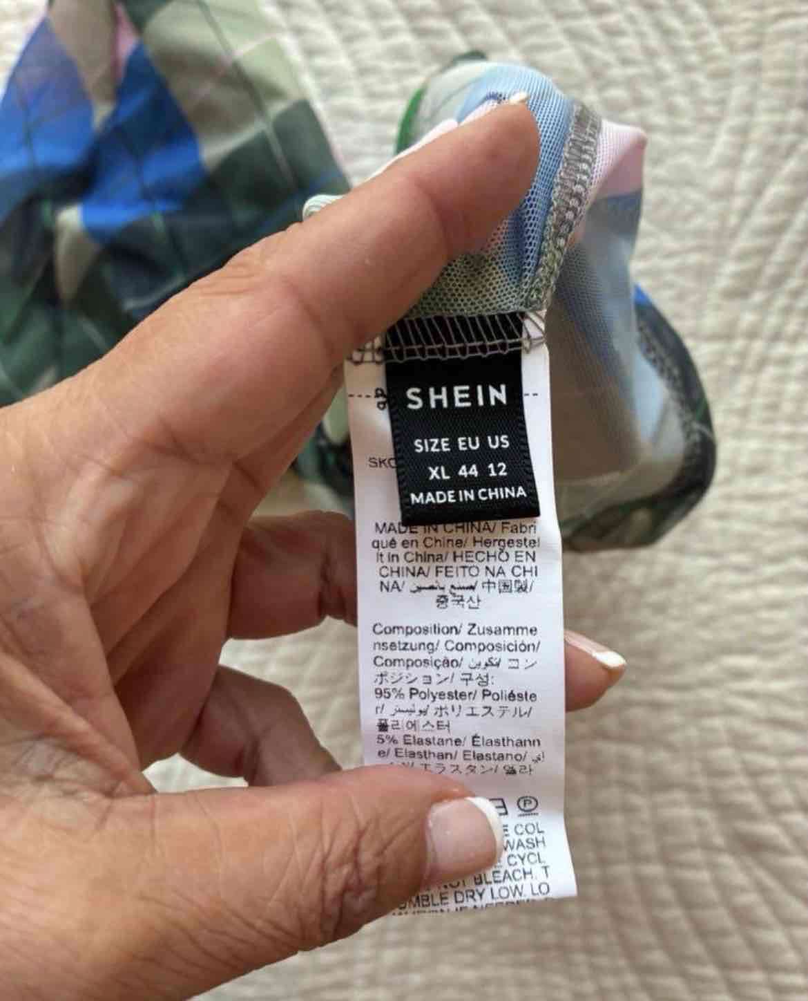 Shorts con diseño a cuadros - miniatura 5