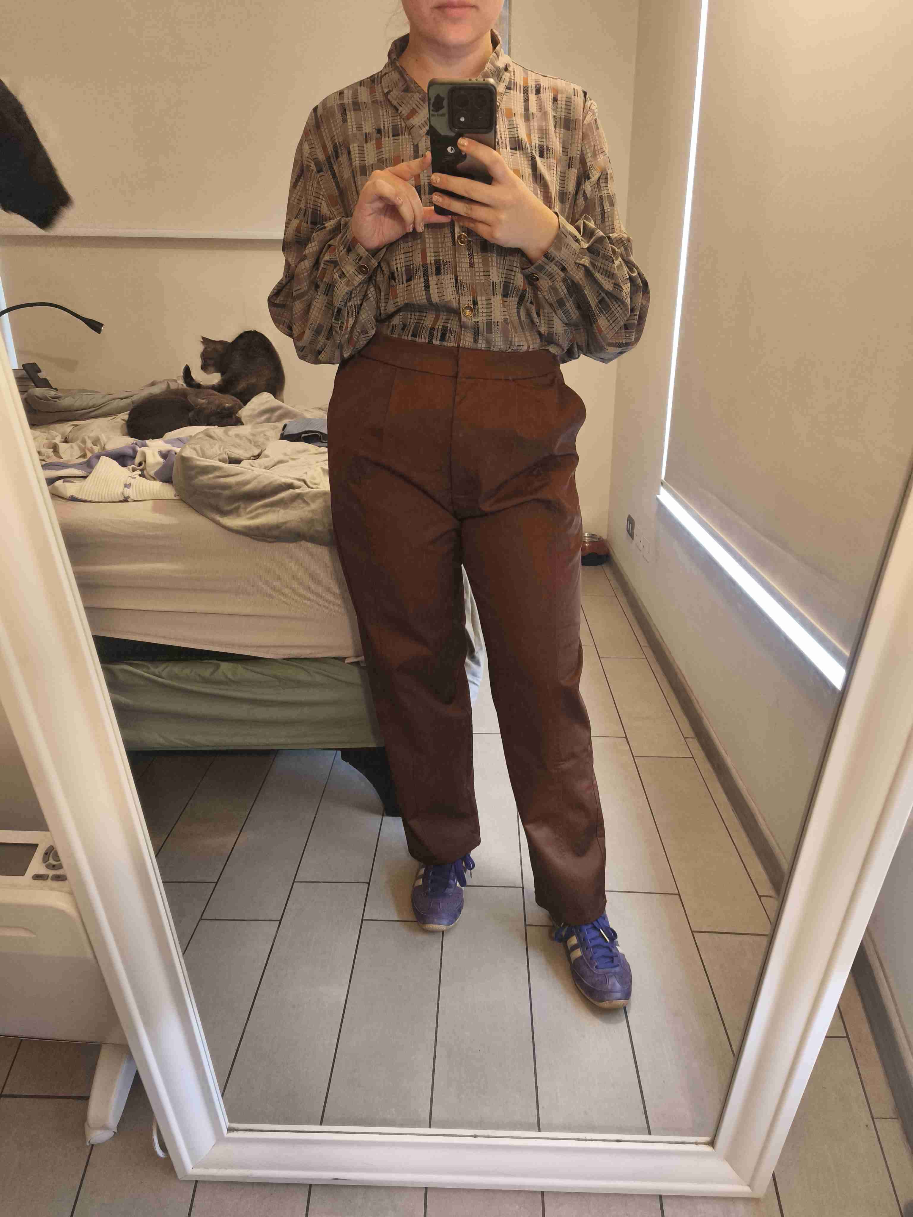 Blusa vintage oversize - miniatura 1