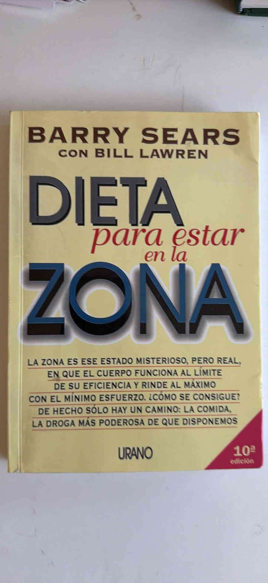 Libro Dieta para estar en la Zona