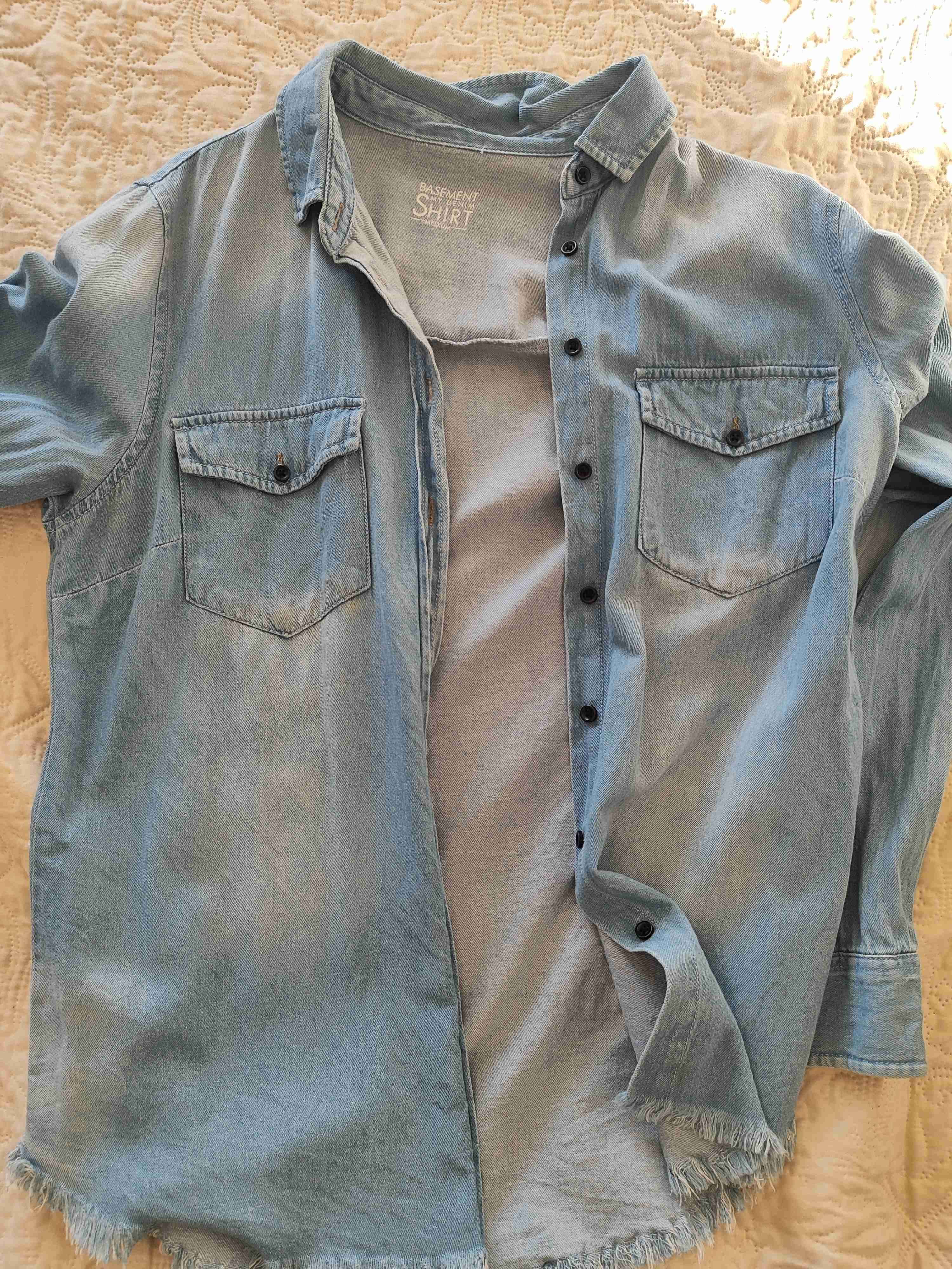 Camisa mezclilla Basement mujer - miniatura 1