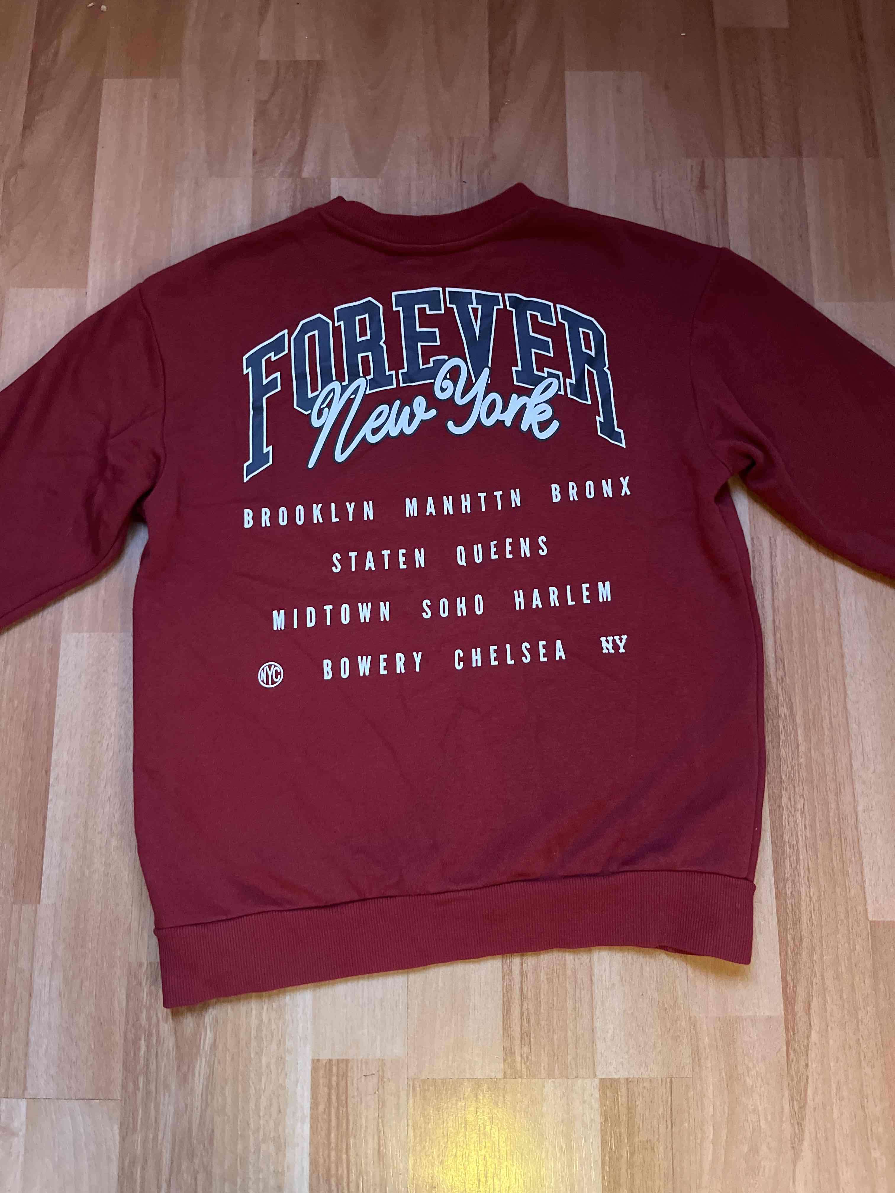 Polerón burdeos HyM talla 12-14 - miniatura 1