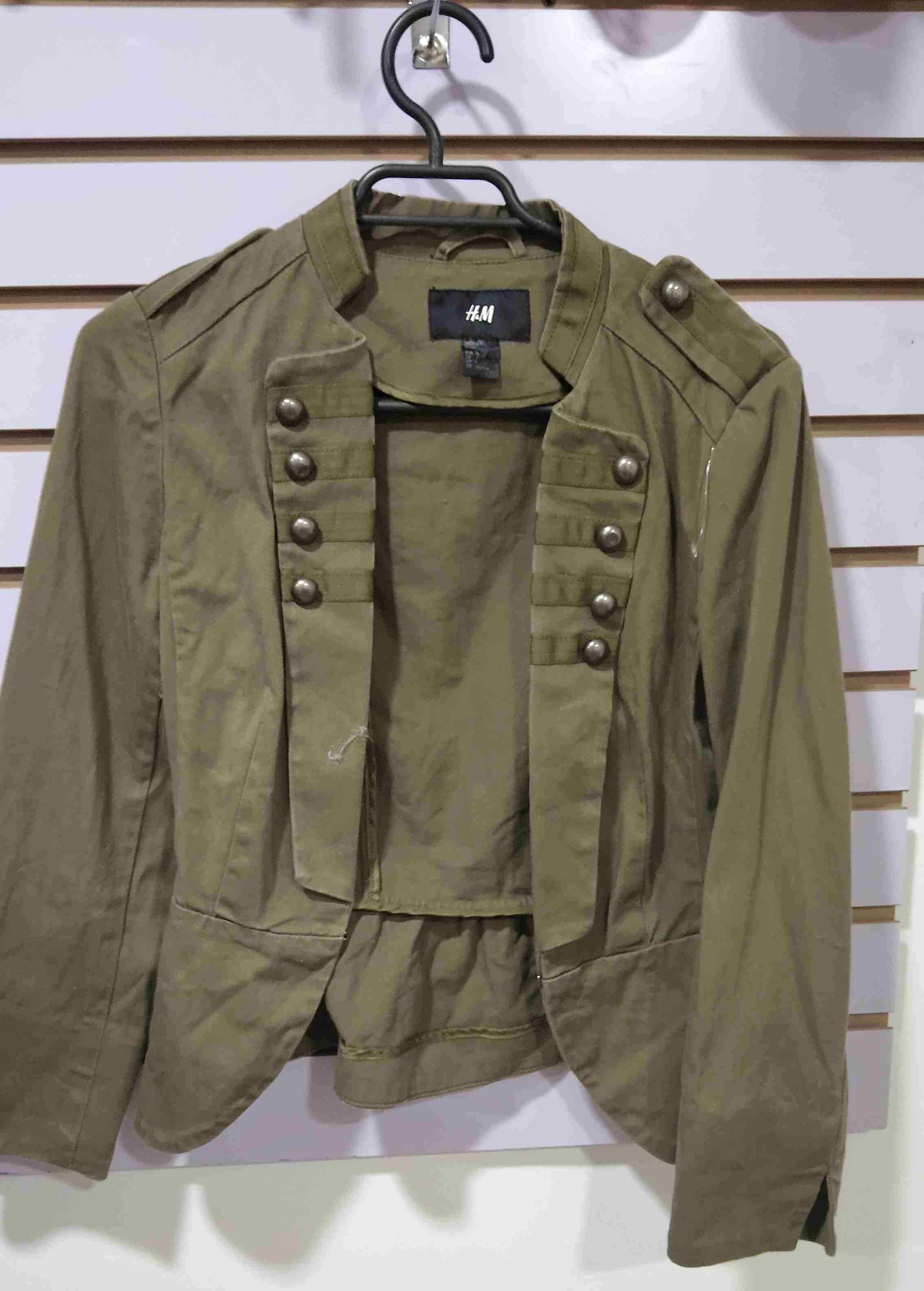 Chaqueta militar verde H&M
