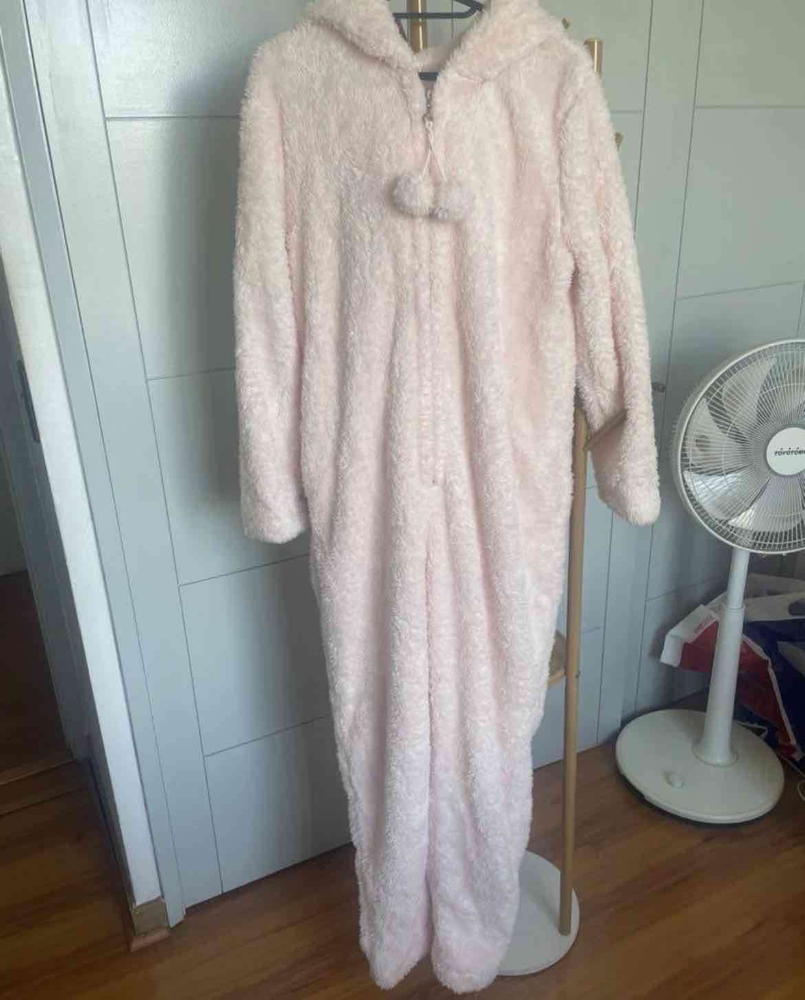 Pijama mujer Enterito rosado peludo - miniatura 1