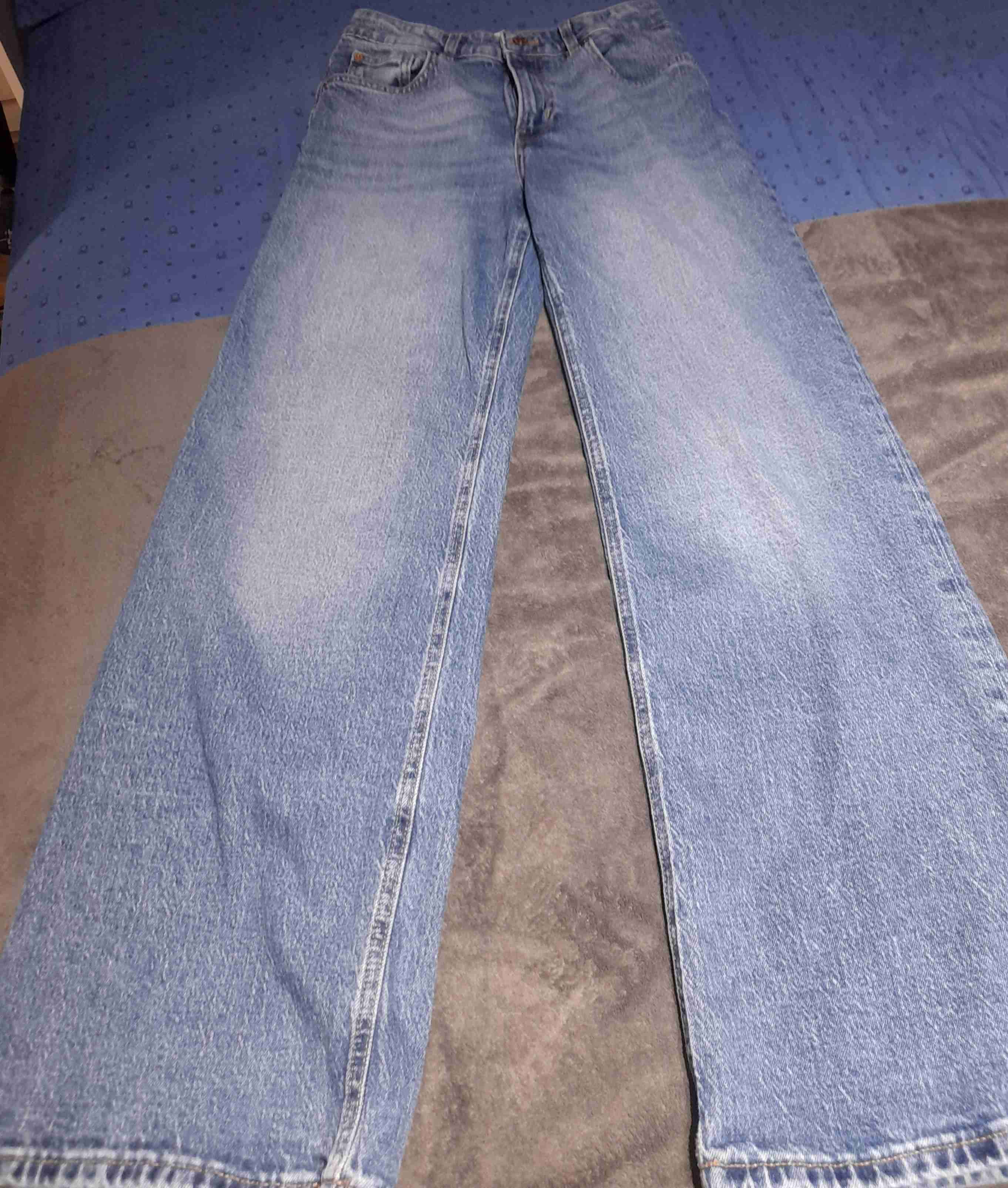 Jeans anchos azules