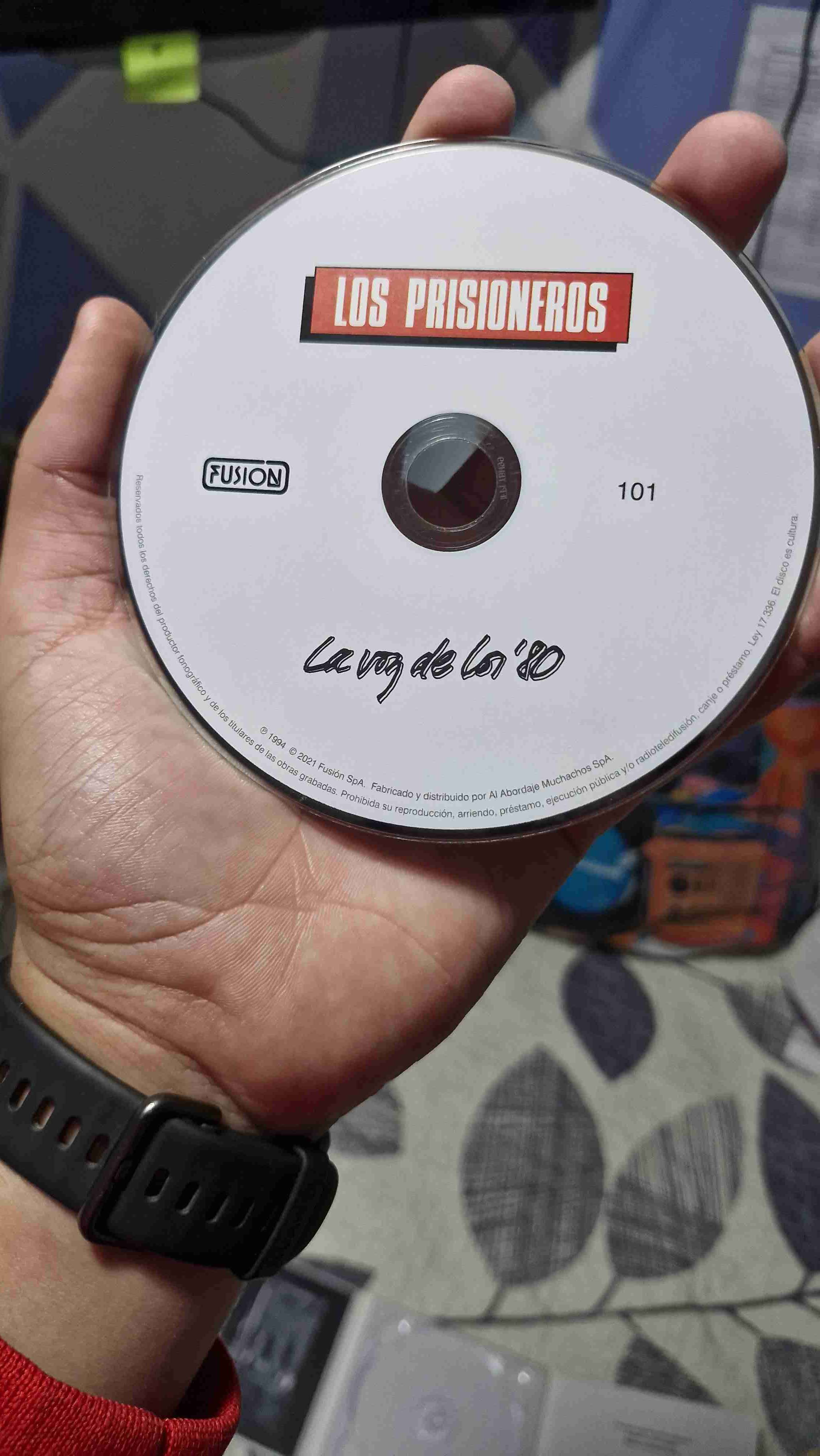 CD Los Prisioneros 'La voz de los 80' - miniatura 3