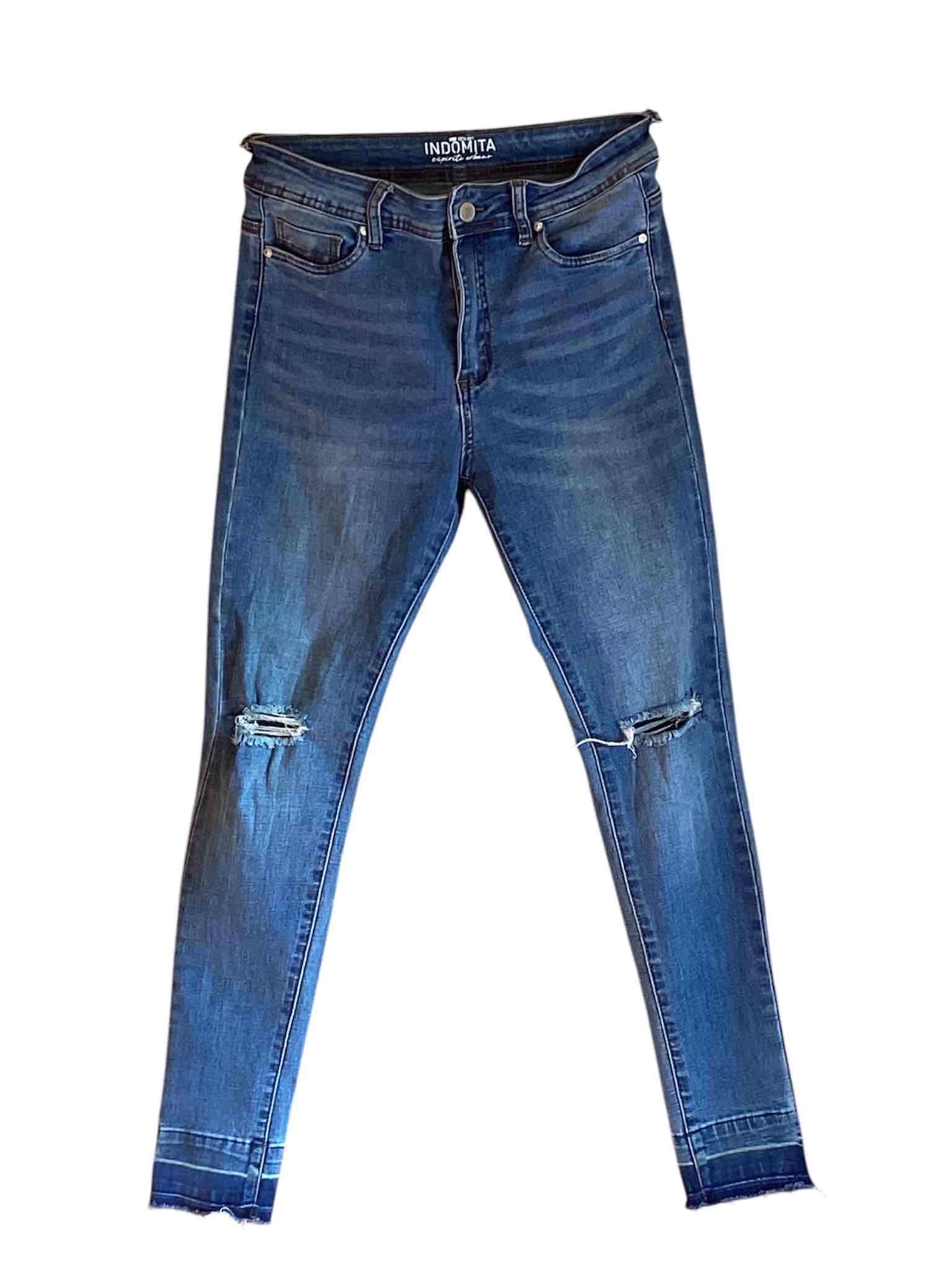 Jeans azules rasgados Indómita - miniatura 1