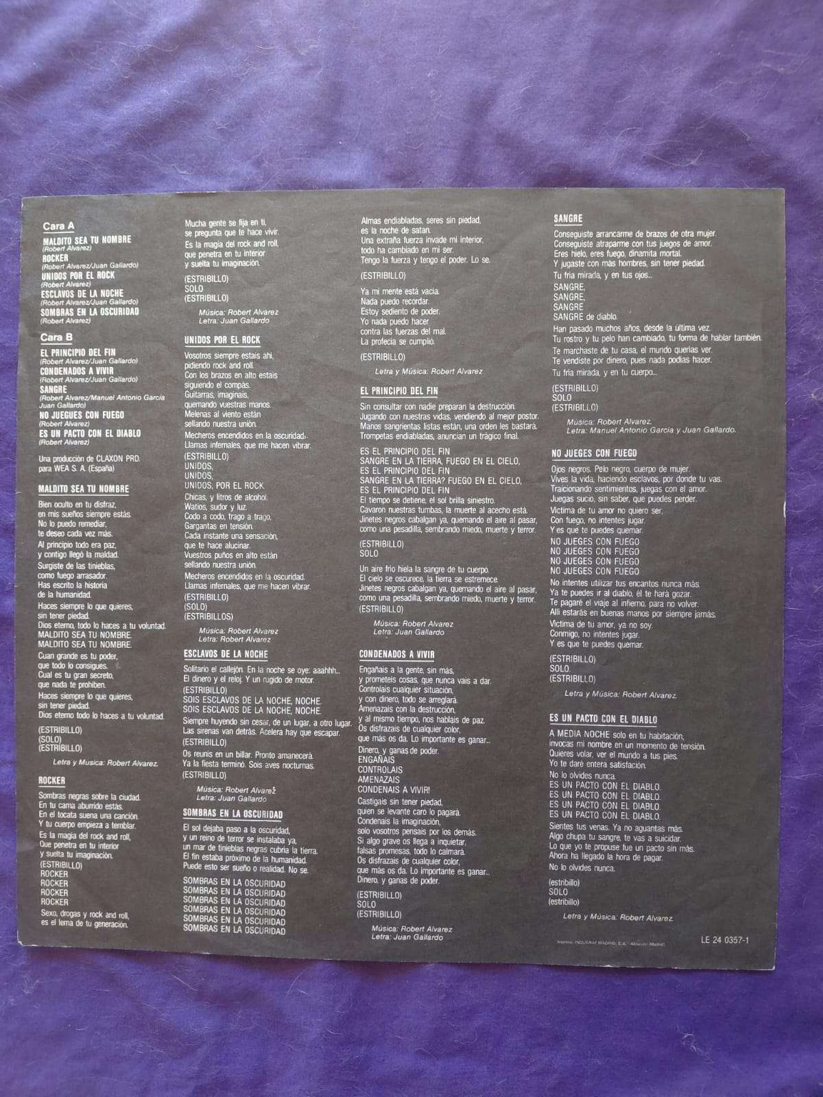 Álbum Ángeles del Infierno-Pacto con el diablo - miniatura 4