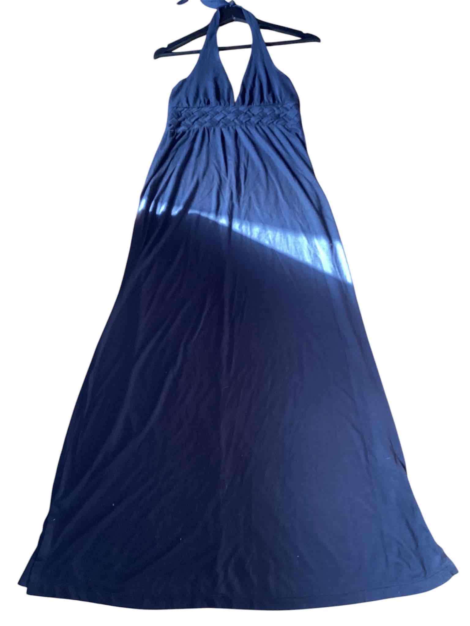 Vestido largo azul elegante