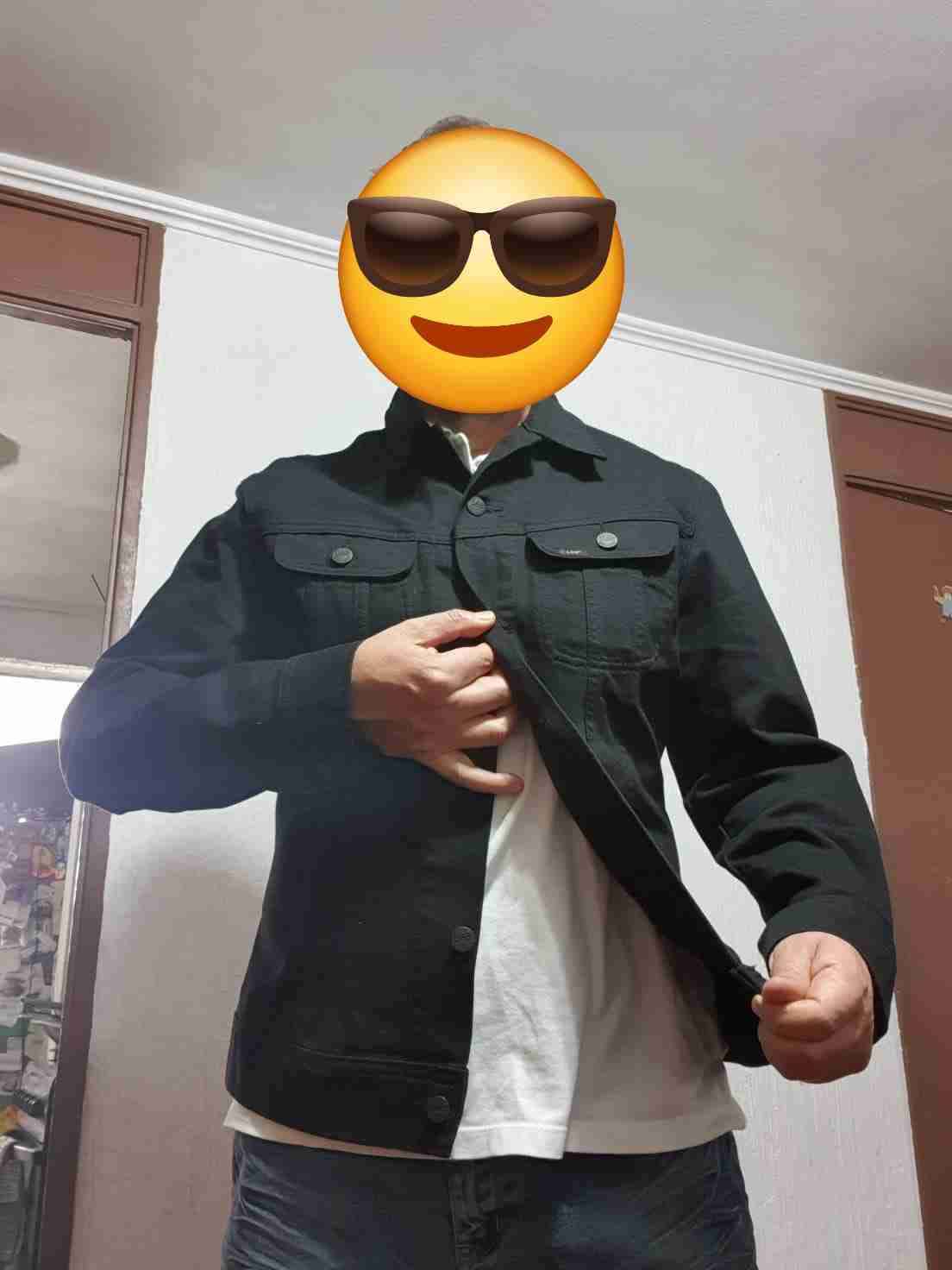 Chaqueta negra de mezclilla - miniatura 2