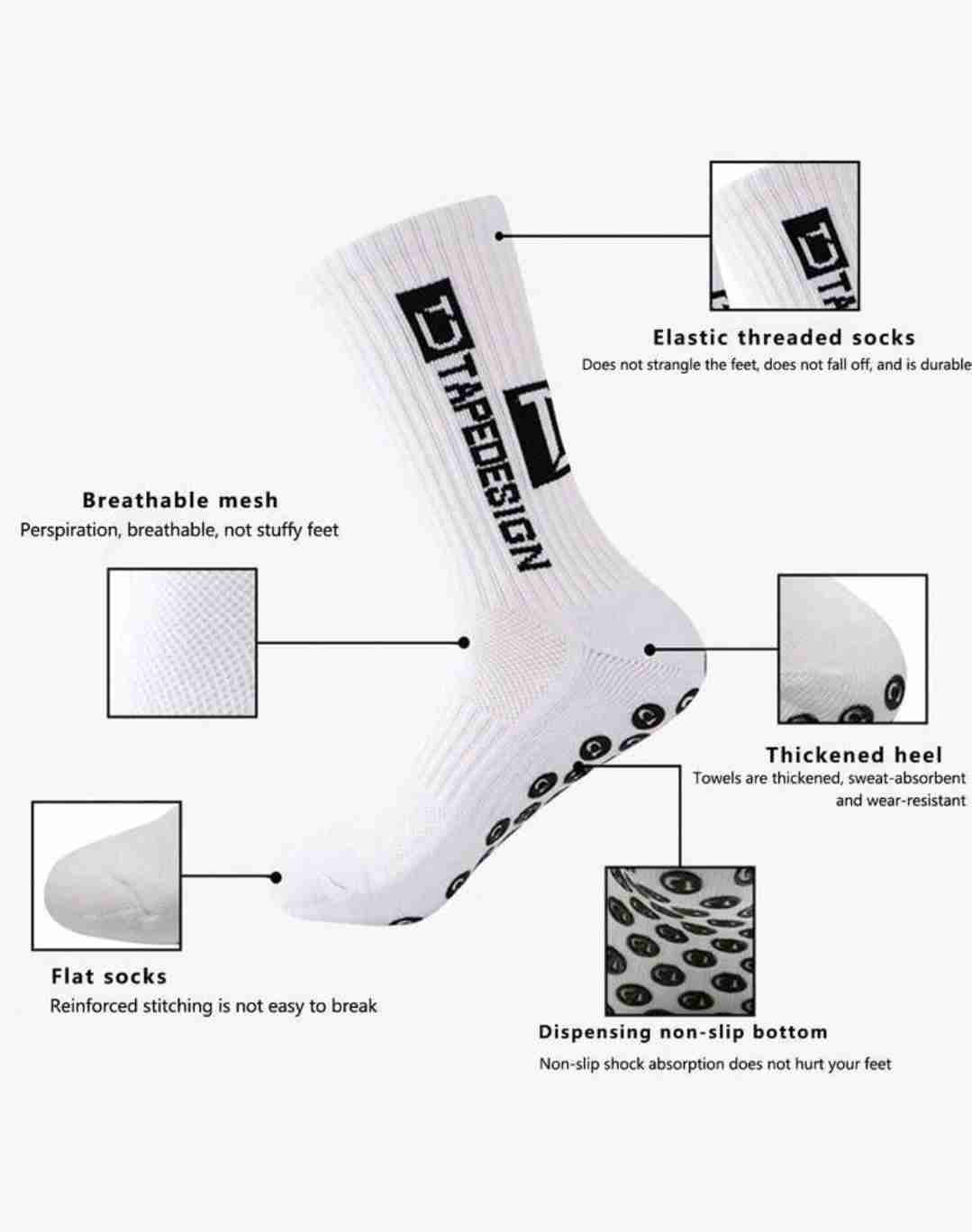 Calcetas deportivas antideslizantes - miniatura 2