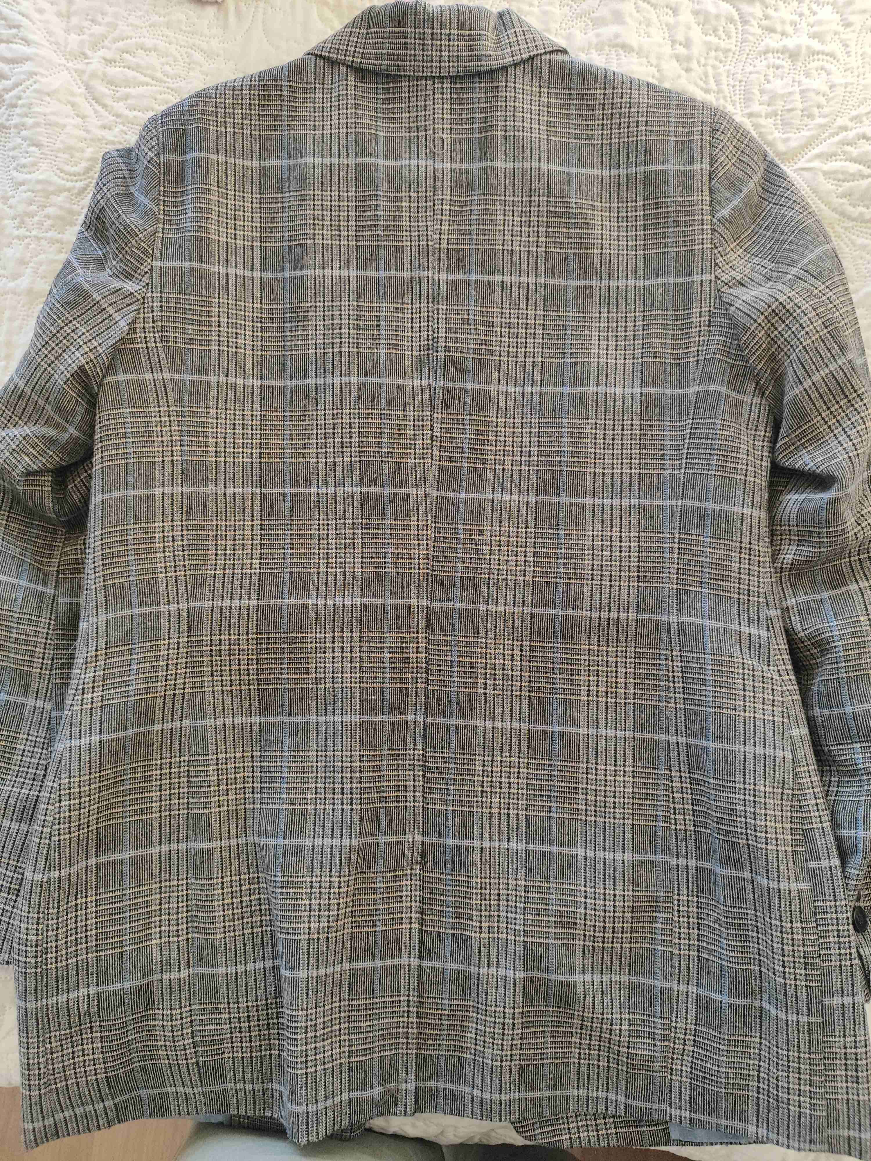 Blazer de cuadros gris - miniatura 4