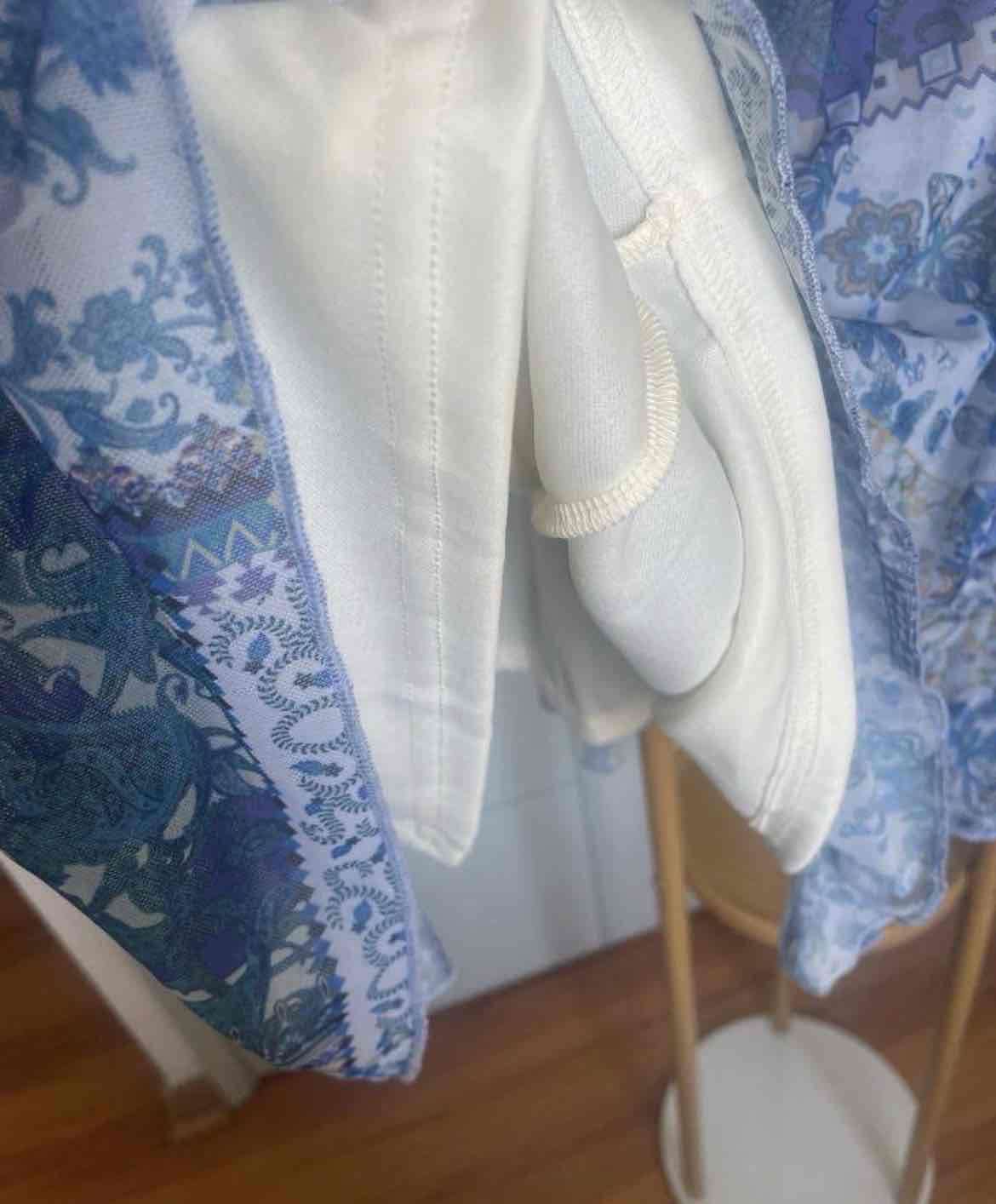 Vestido verano estampado azul - miniatura 3