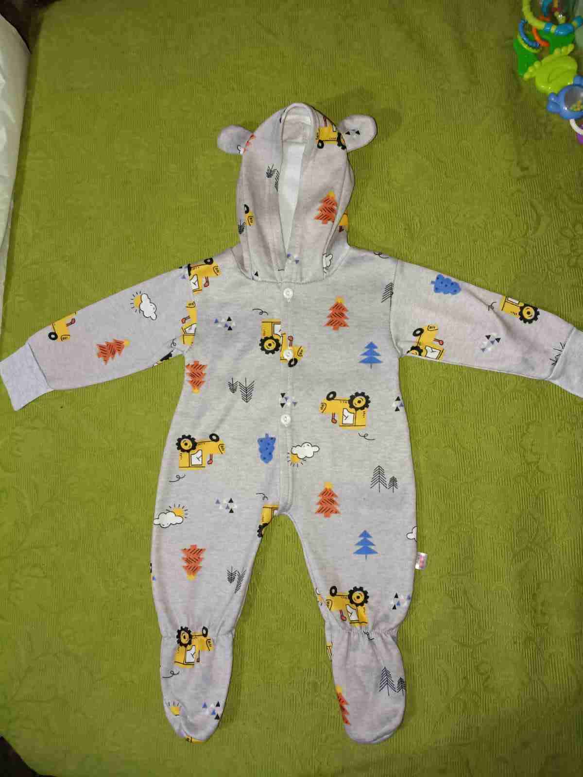 Enterito para bebé con capucha - miniatura 1