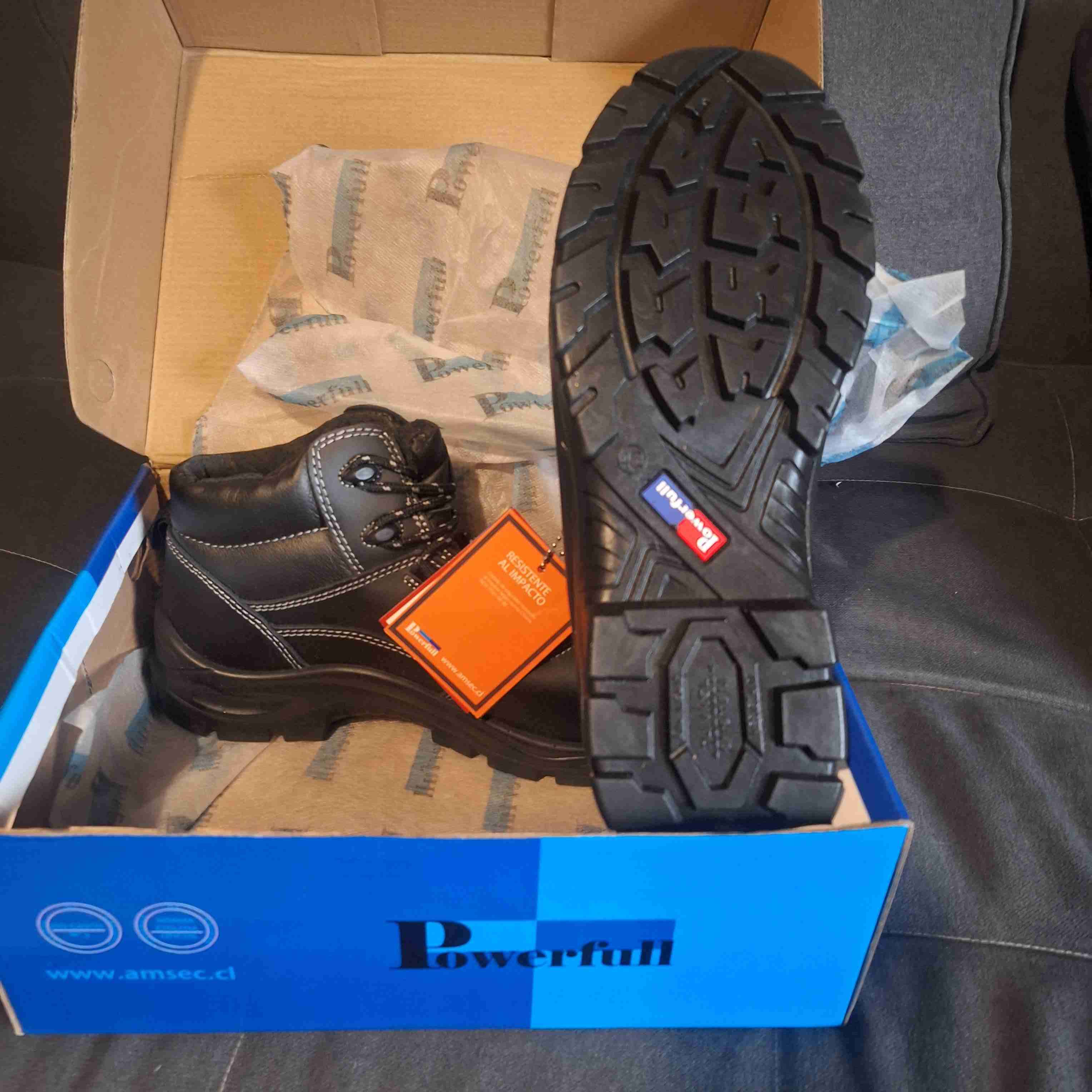 Botas de seguridad negras Powerfull - miniatura 2