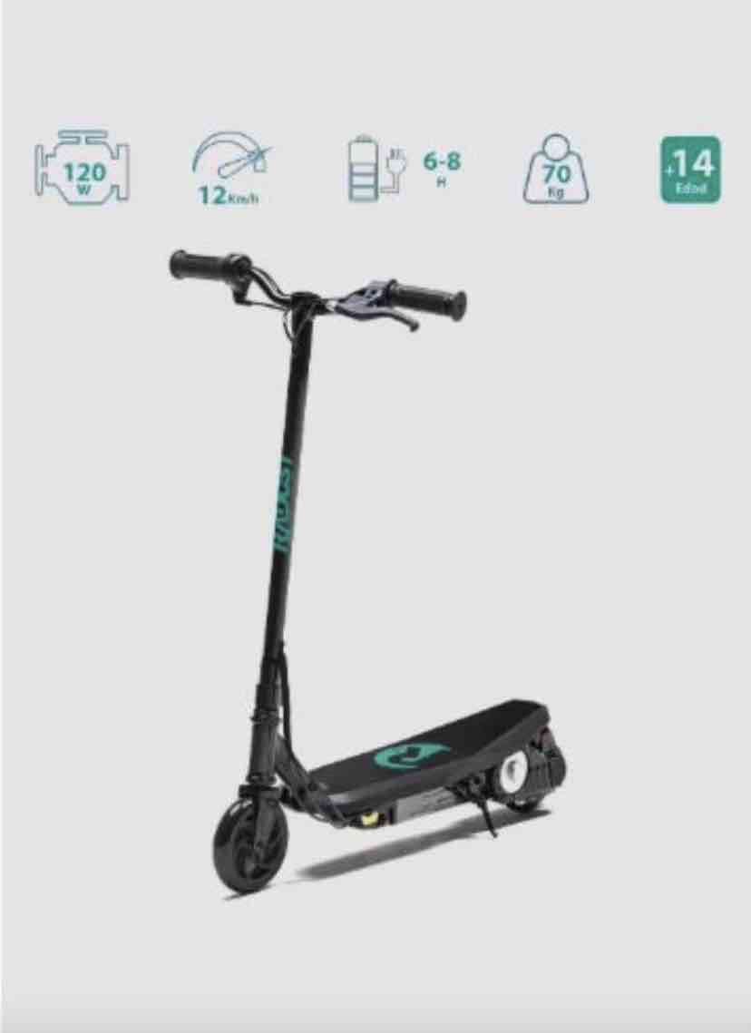Scooter eléctrico negro 120W - miniatura 1