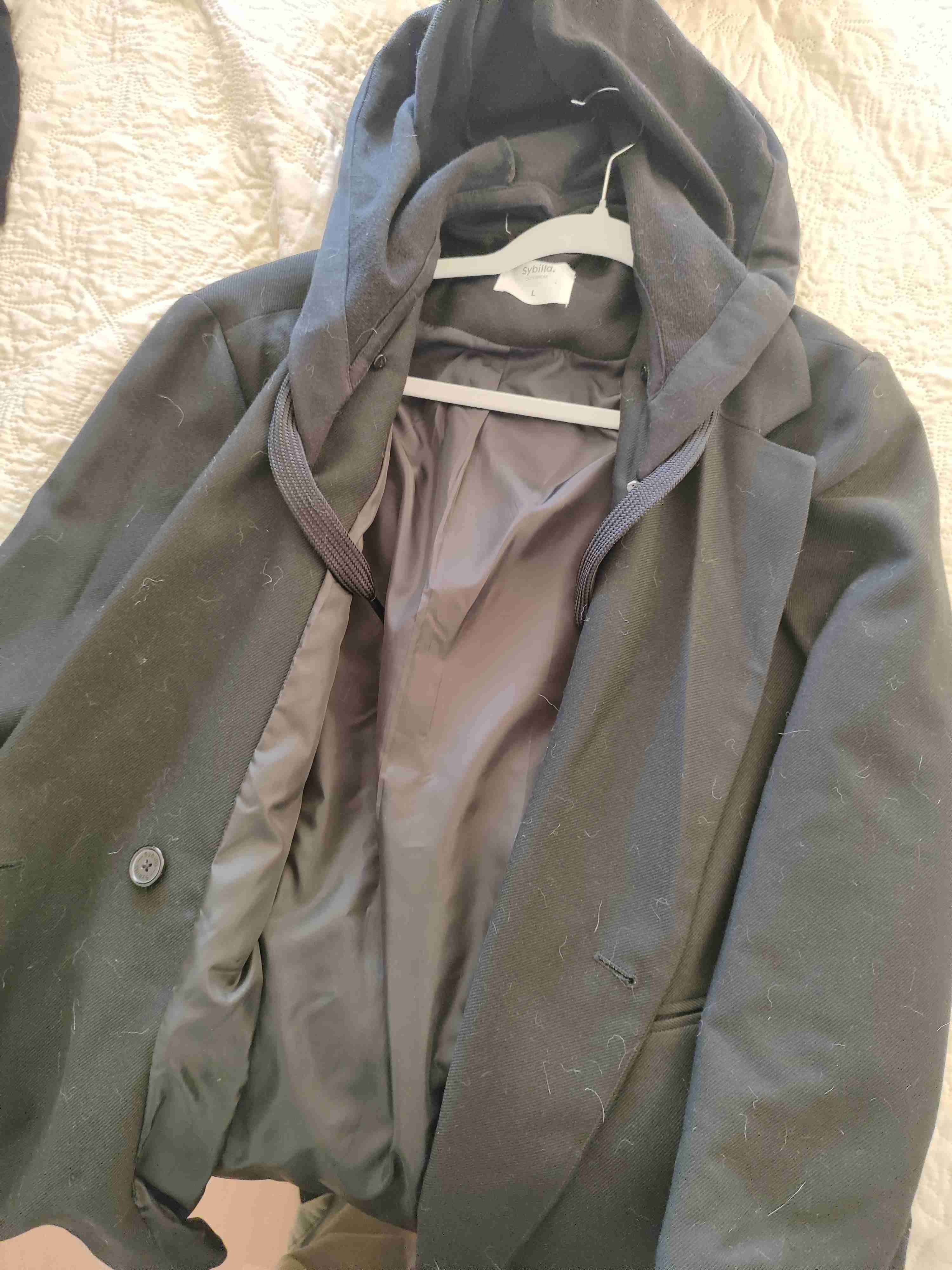 Blazer con capucha negro - miniatura 1