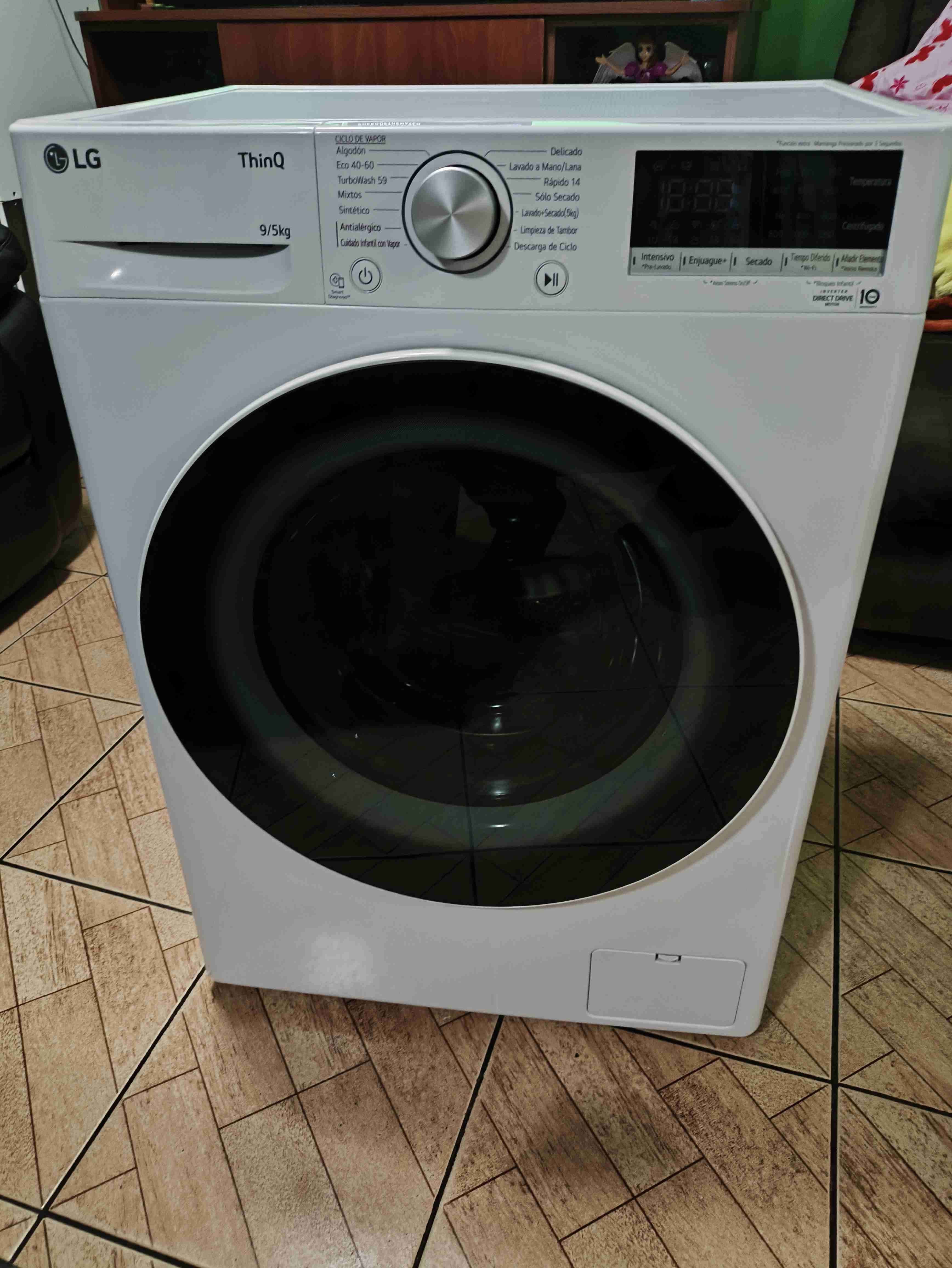 Lavadora LG ThinQ 9/5 kg - miniatura 1