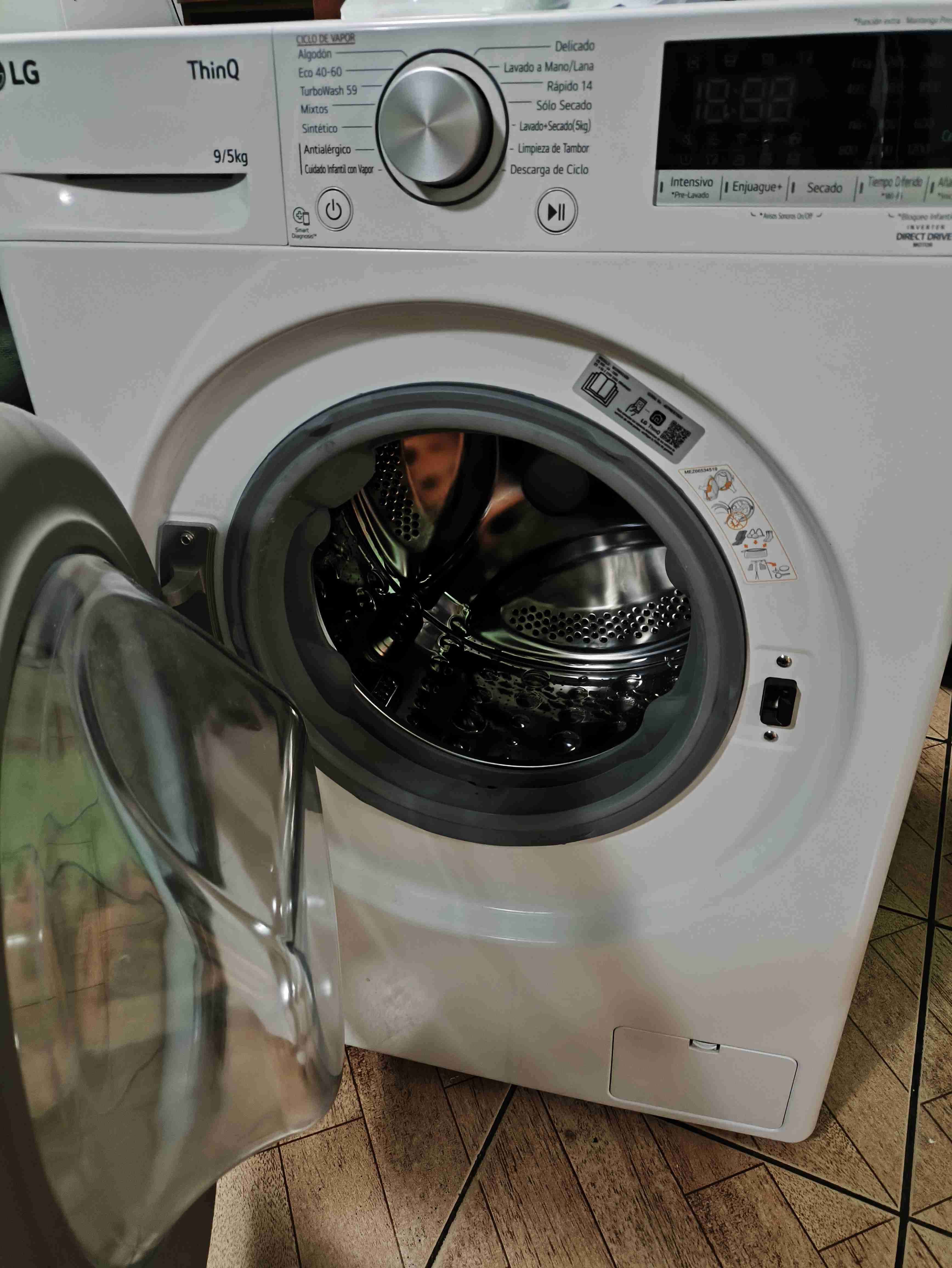 Lavadora LG ThinQ 9/5 kg - miniatura 3