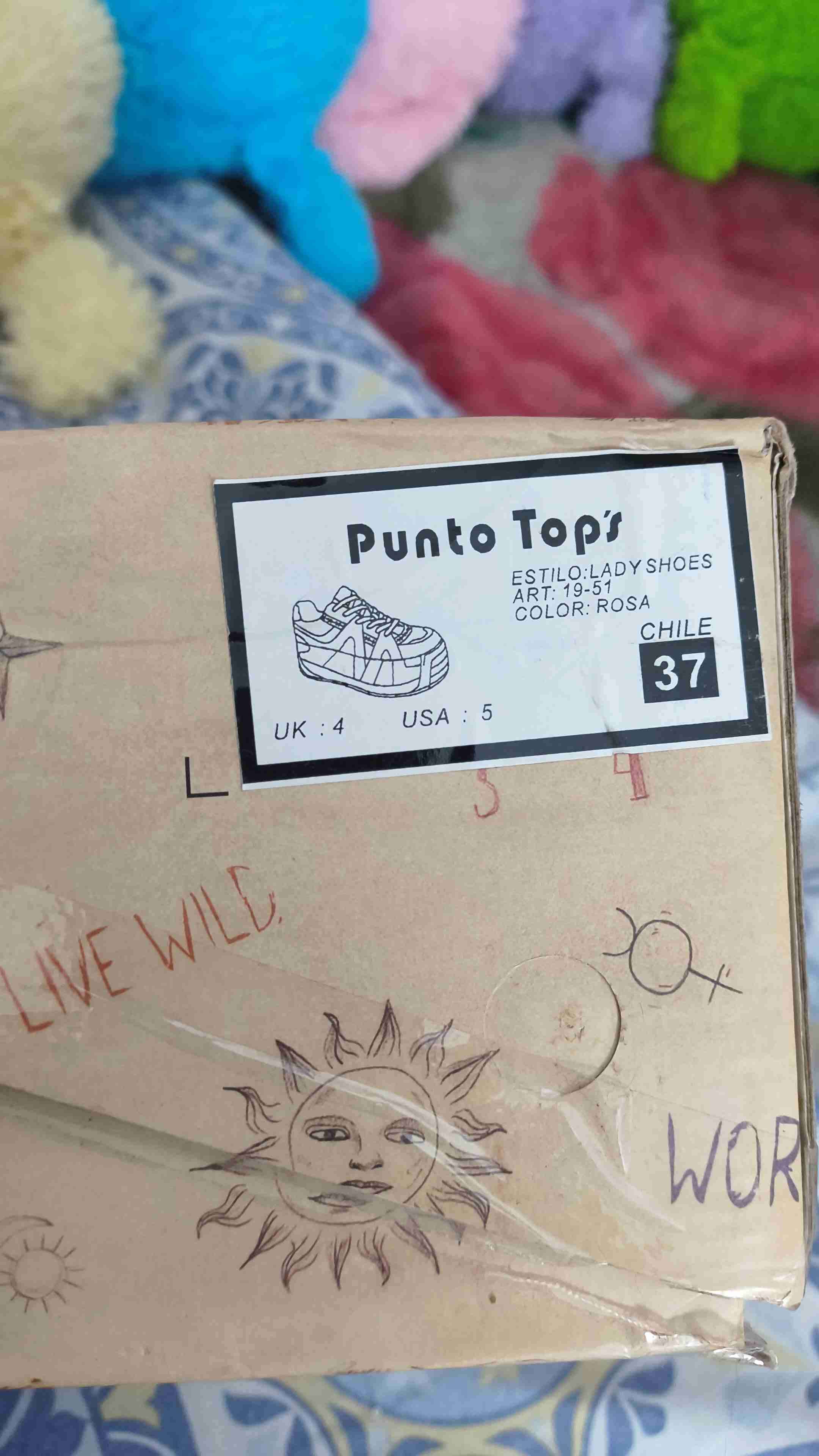 Zapatillas plataforma rosadas - miniatura 4