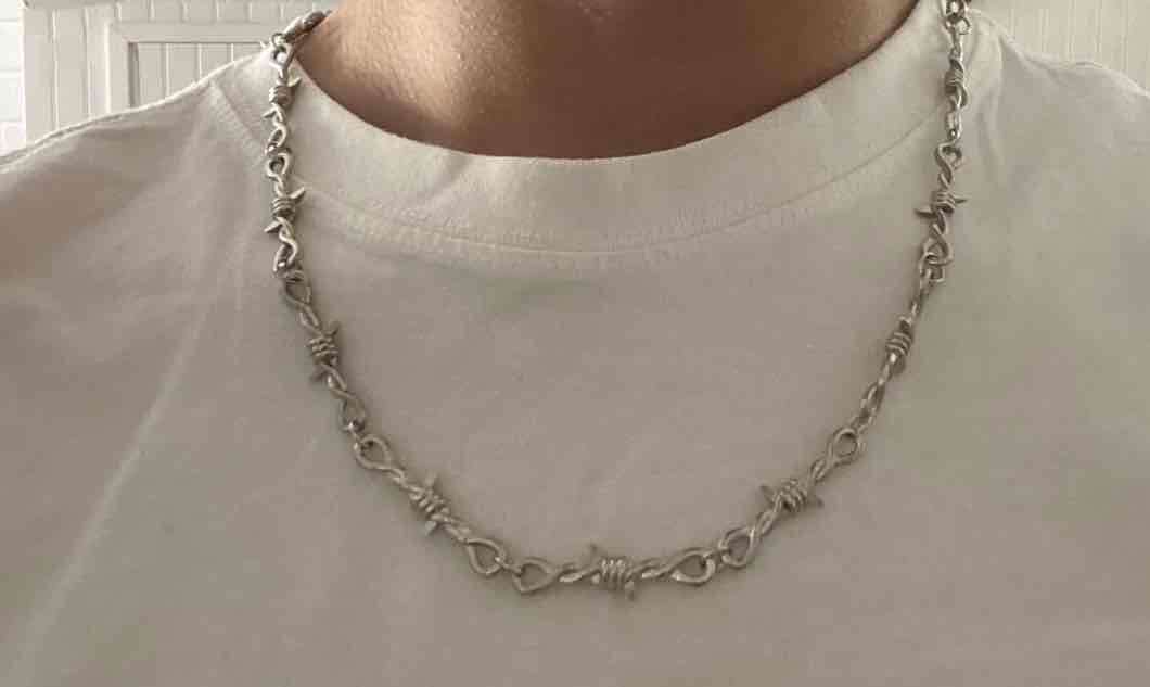 cadena de púas de metal - miniatura 2