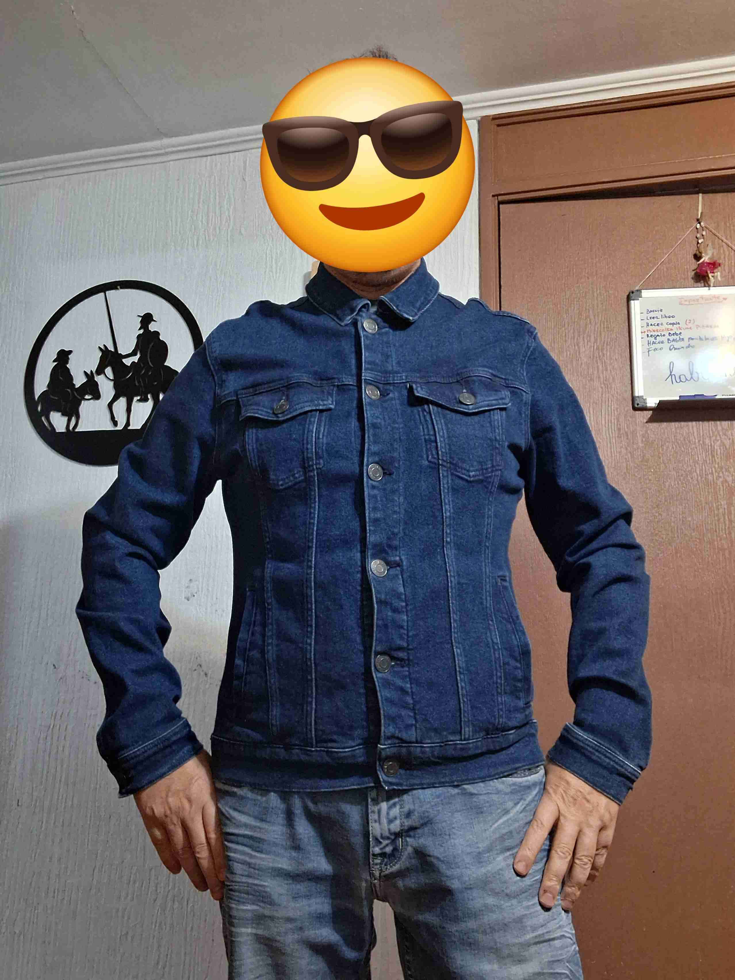 Chaqueta de mezclilla Bearclif azul - miniatura 2