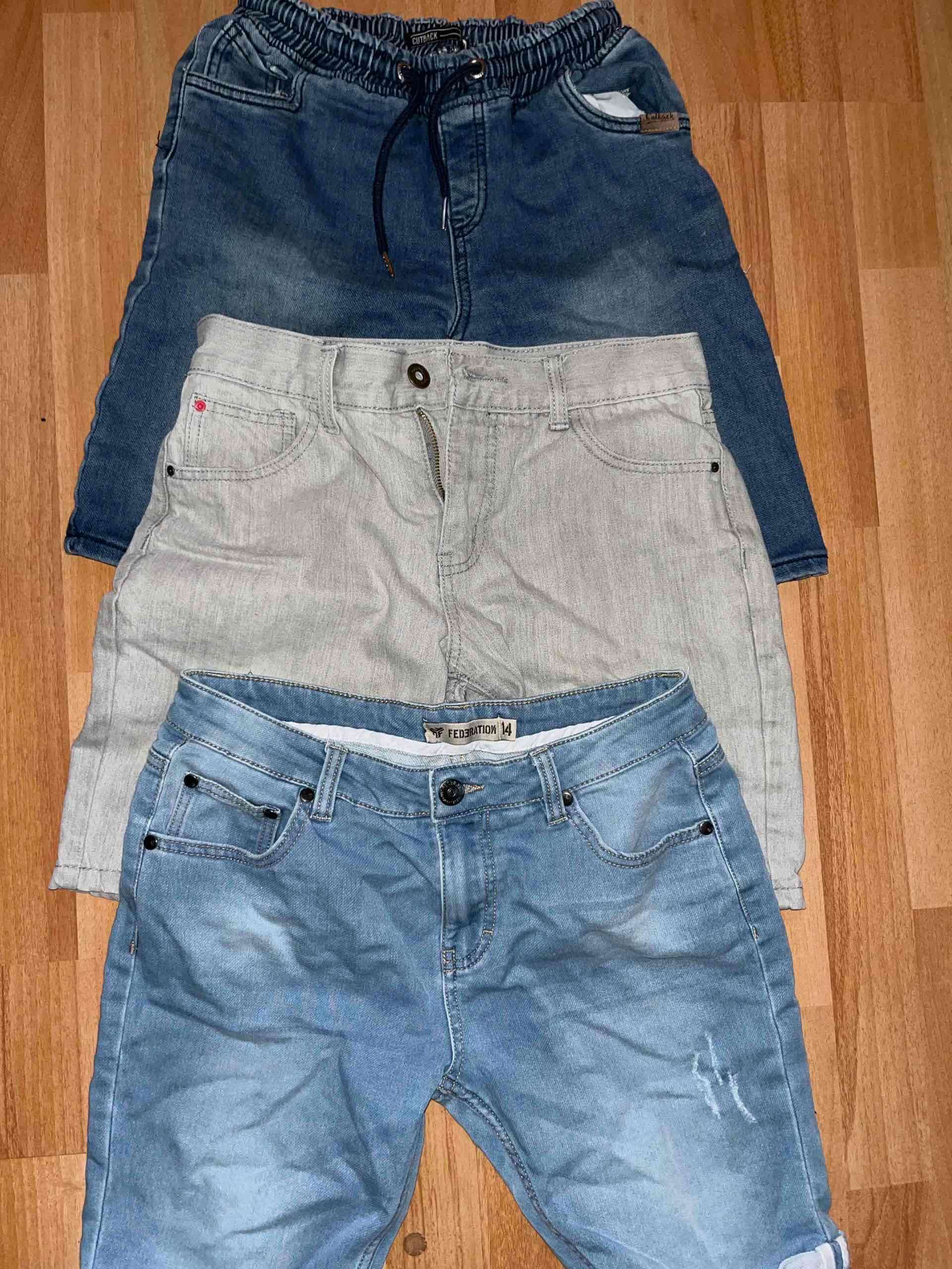 Lote de bermudas de mezclilla Niños Shorts 12-14 - miniatura 2