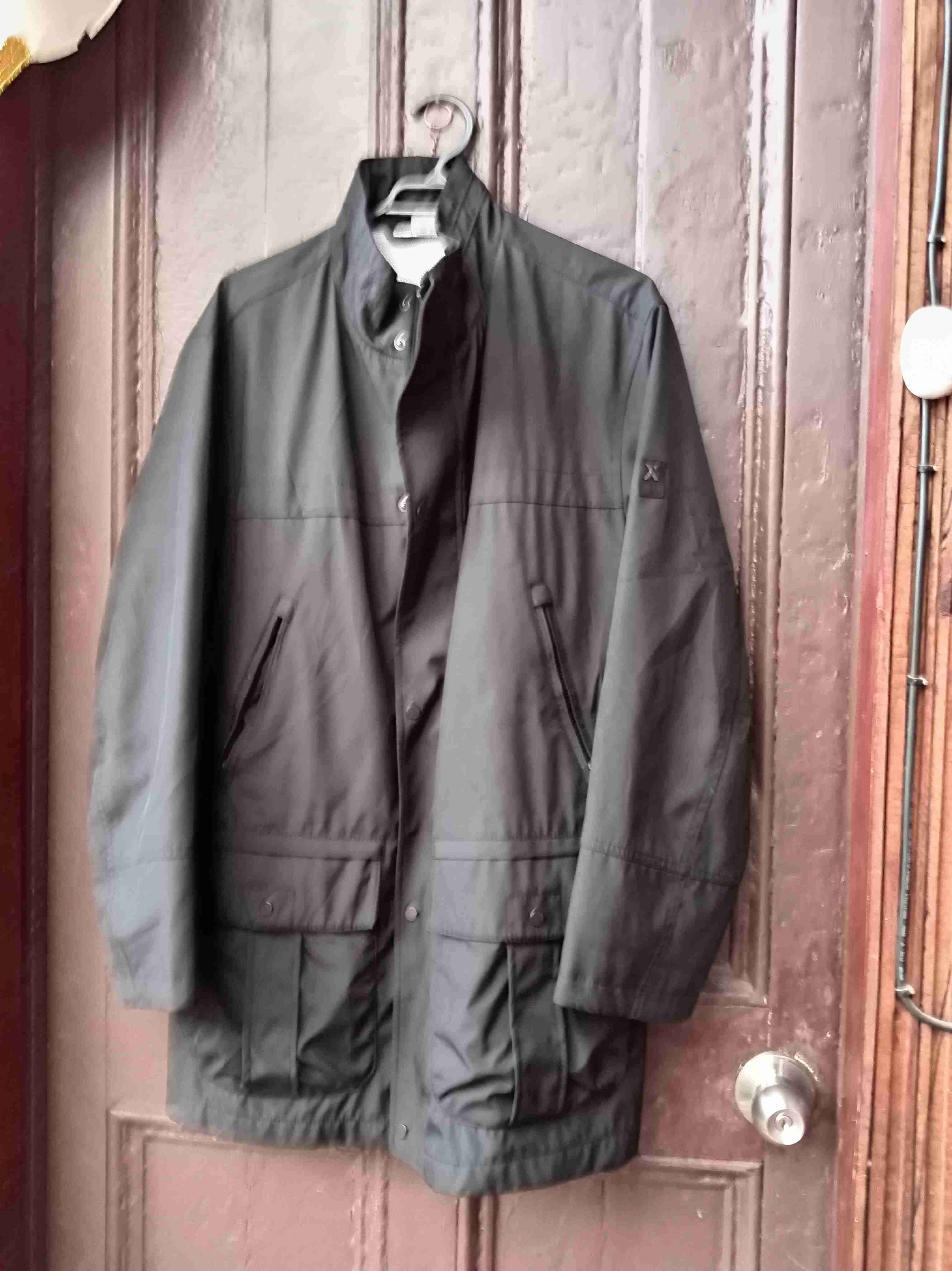 Chaqueta de cuero negra con forro - miniatura 6