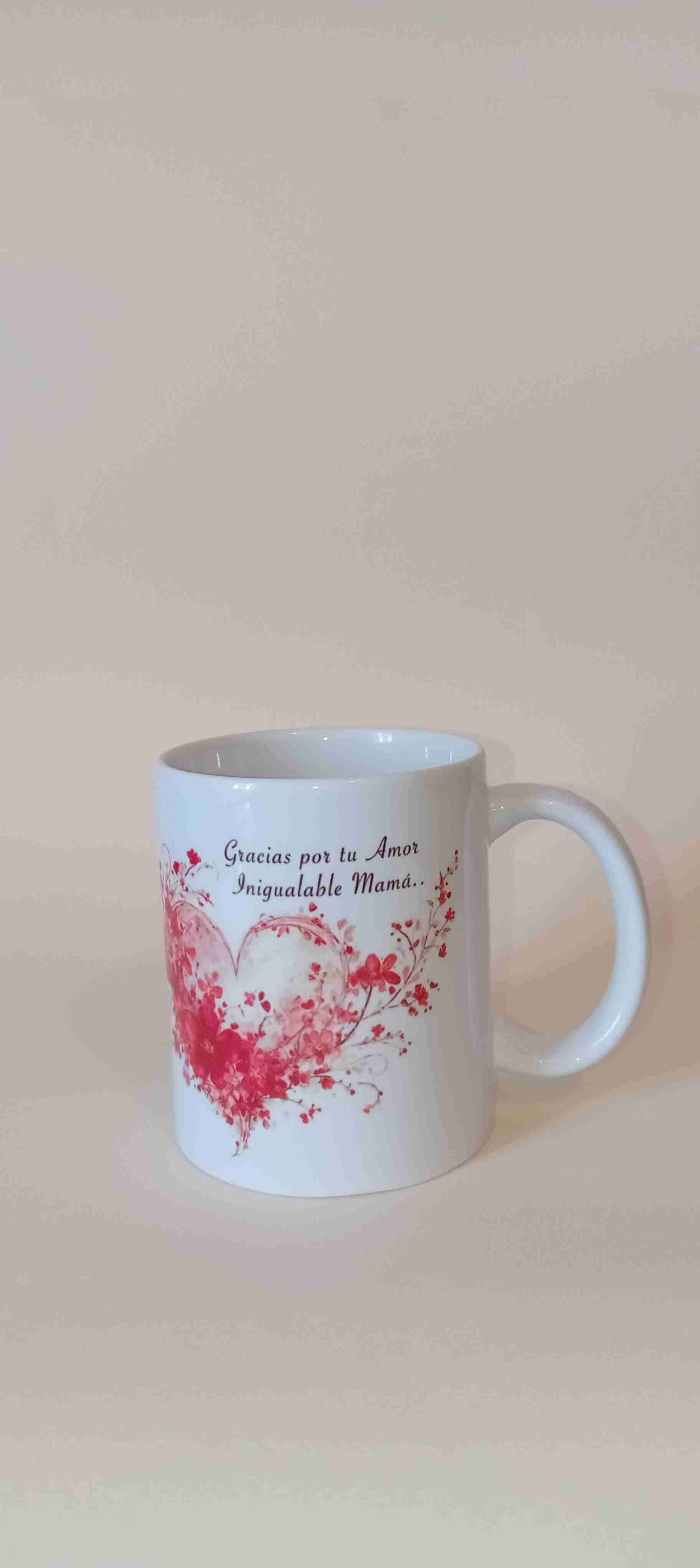 Set cojín / taza floral/llavero. - miniatura 4