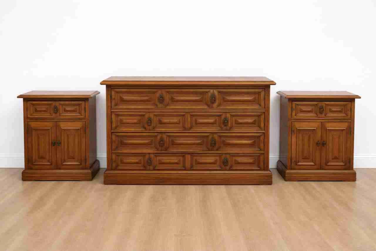 Set de muebles de dormitorio madera - miniatura 1