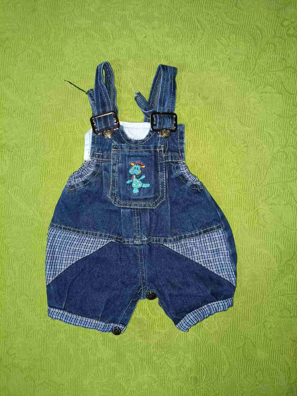 Overol de mezclilla para bebé - miniatura 1