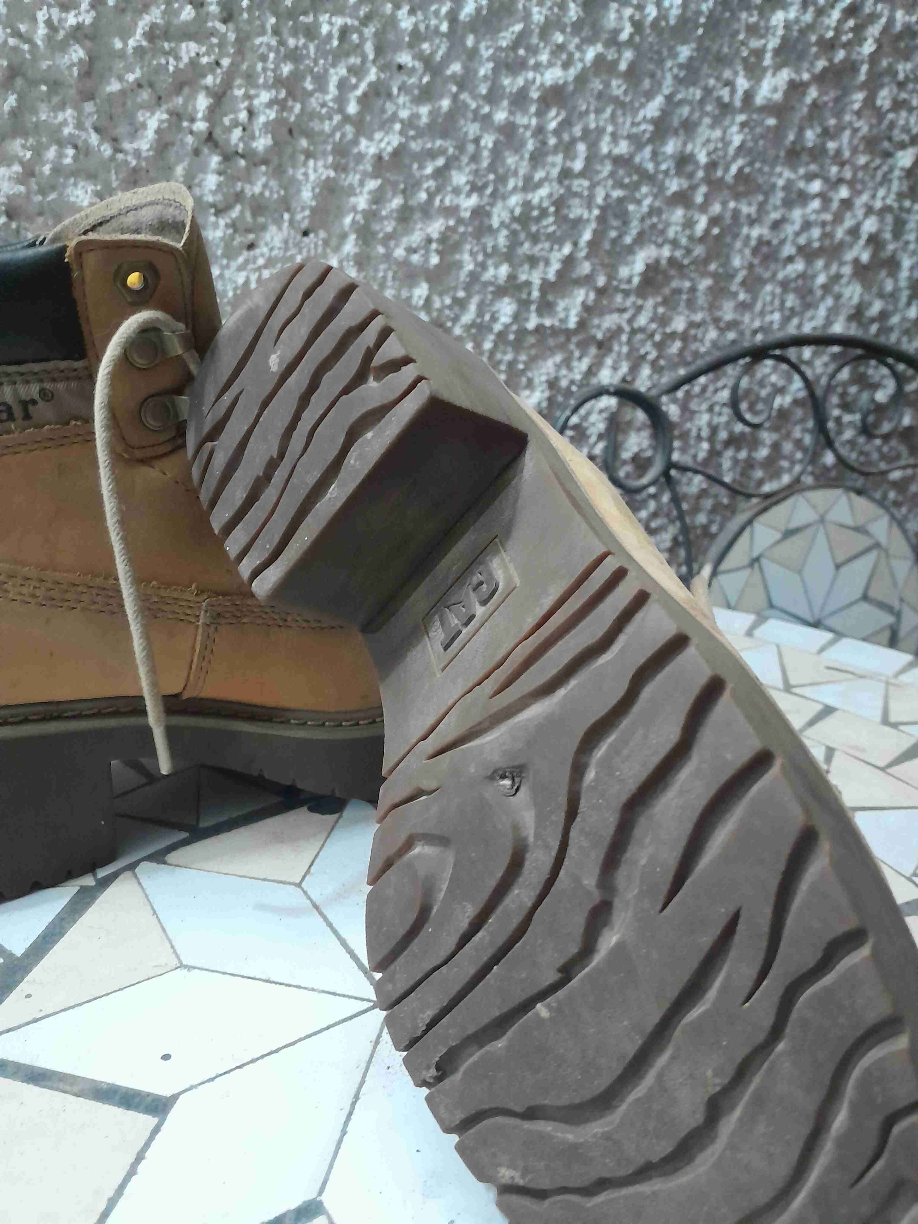 Botines Caterpillar color beige - miniatura 4