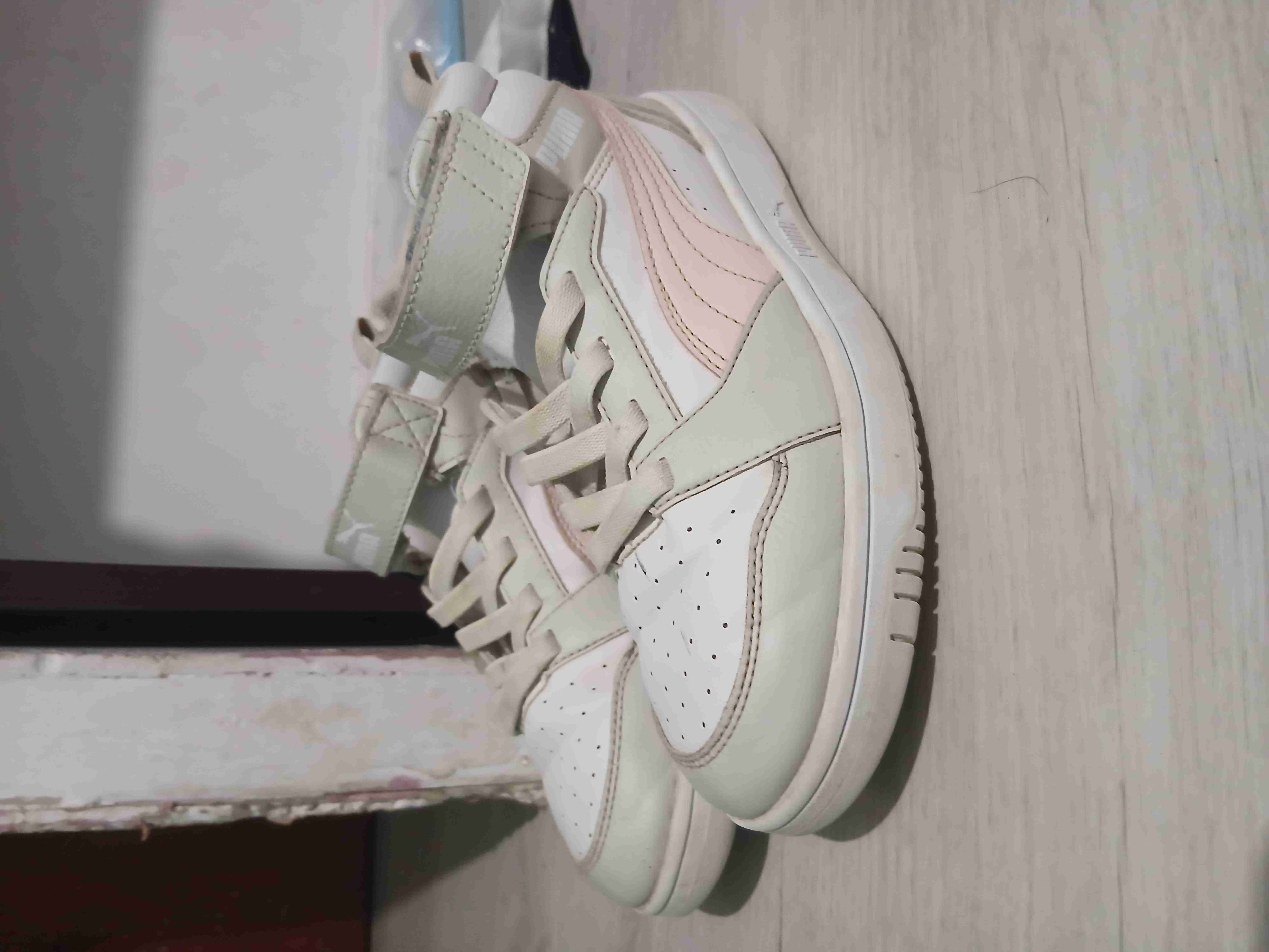 Zapatillas blancas y rosas Puma talla 35 - miniatura 4