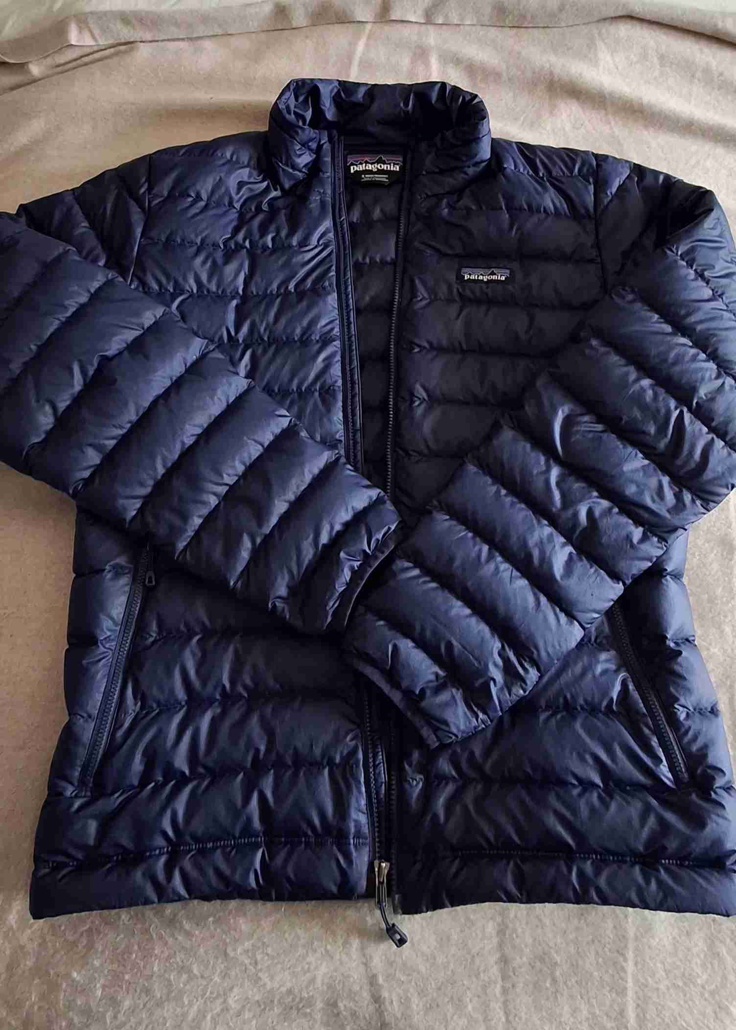 Chaqueta Patagonia azul acolchada - miniatura 1