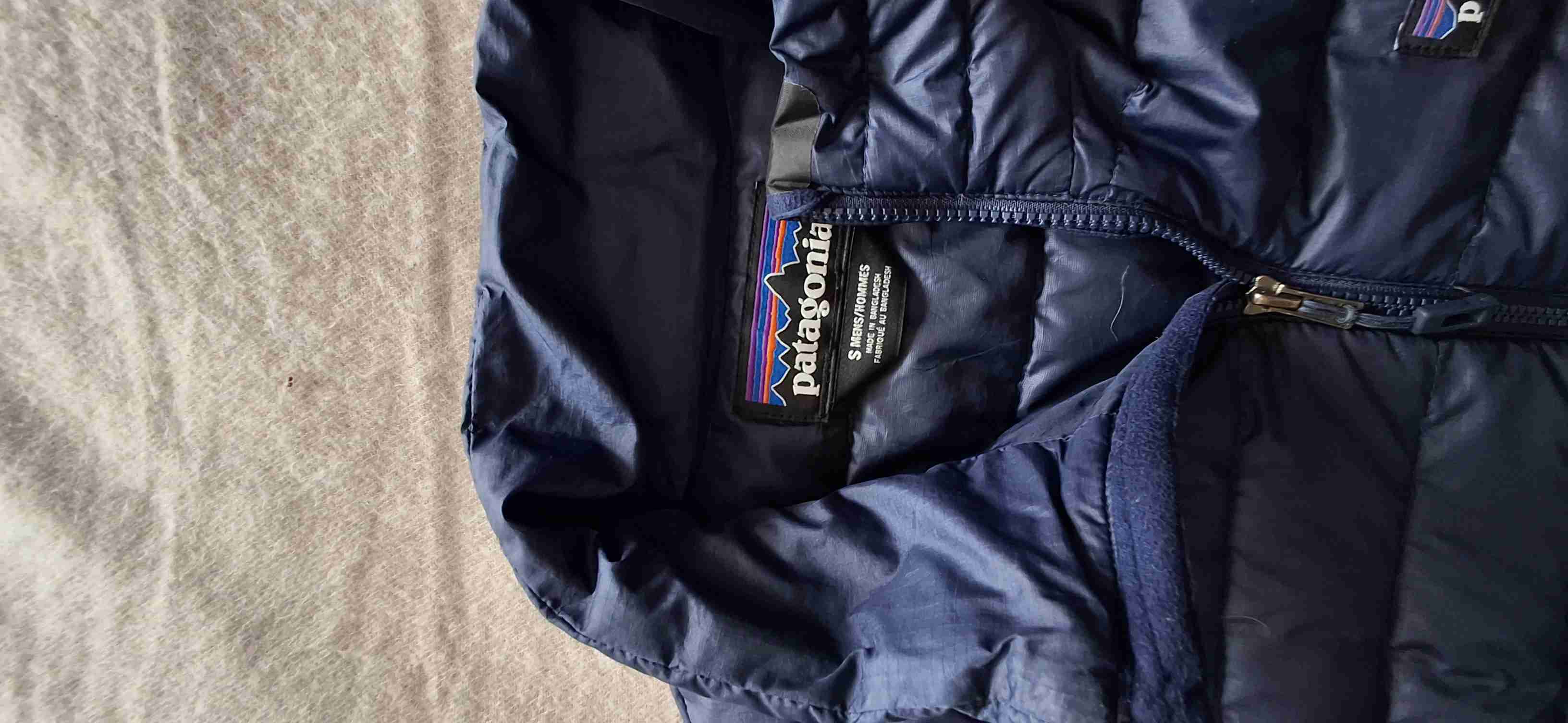 Chaqueta Patagonia azul acolchada - miniatura 2