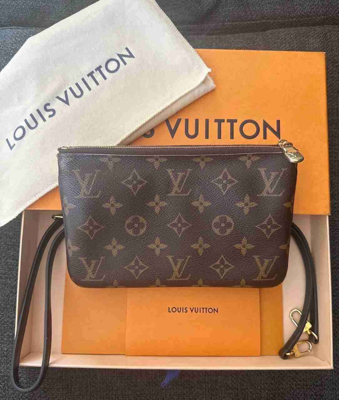 Cartera de mano marrón - miniatura 6