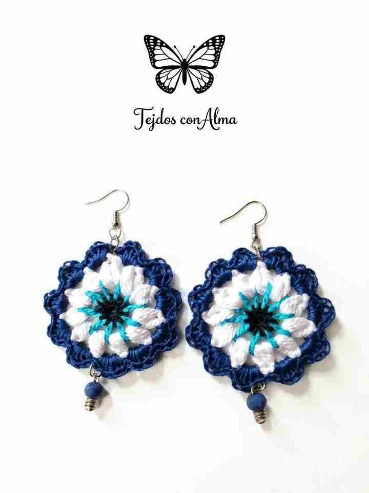 Aros tejidos amarillos - miniatura 6