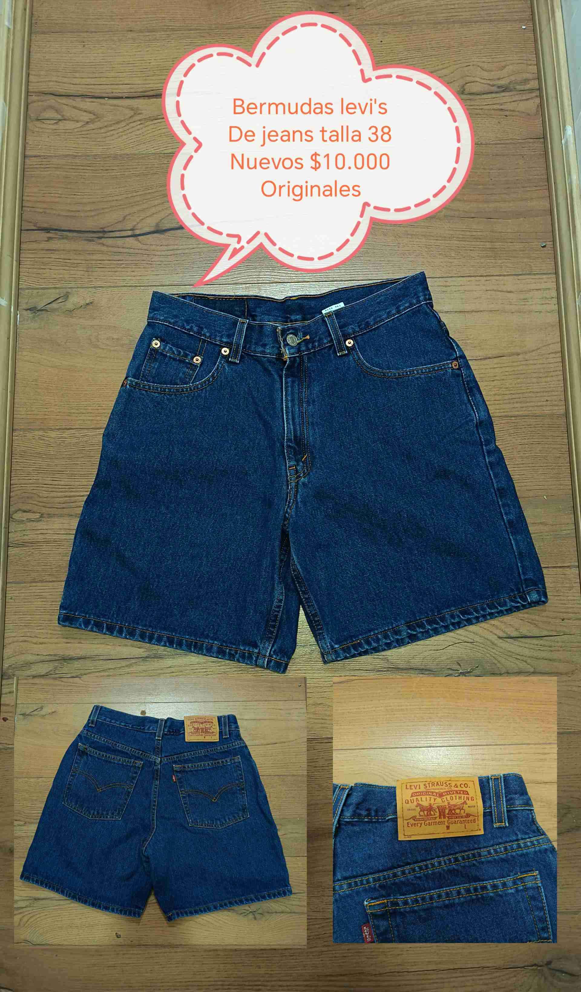 Bermudas Levi's jeans azul