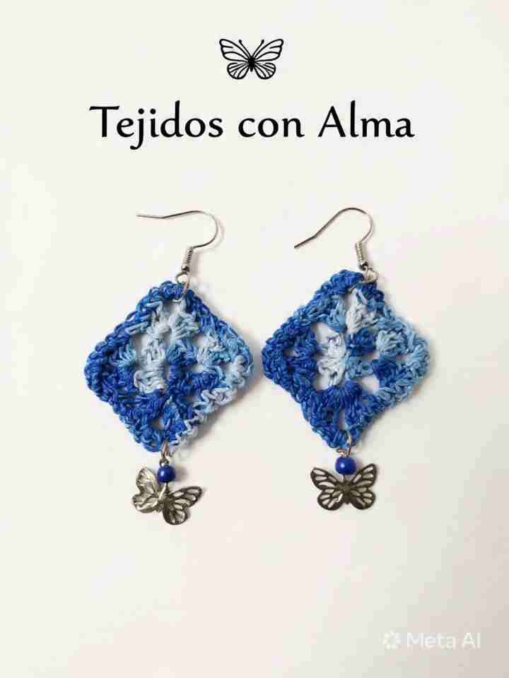 Aros tejidos florales - miniatura 4