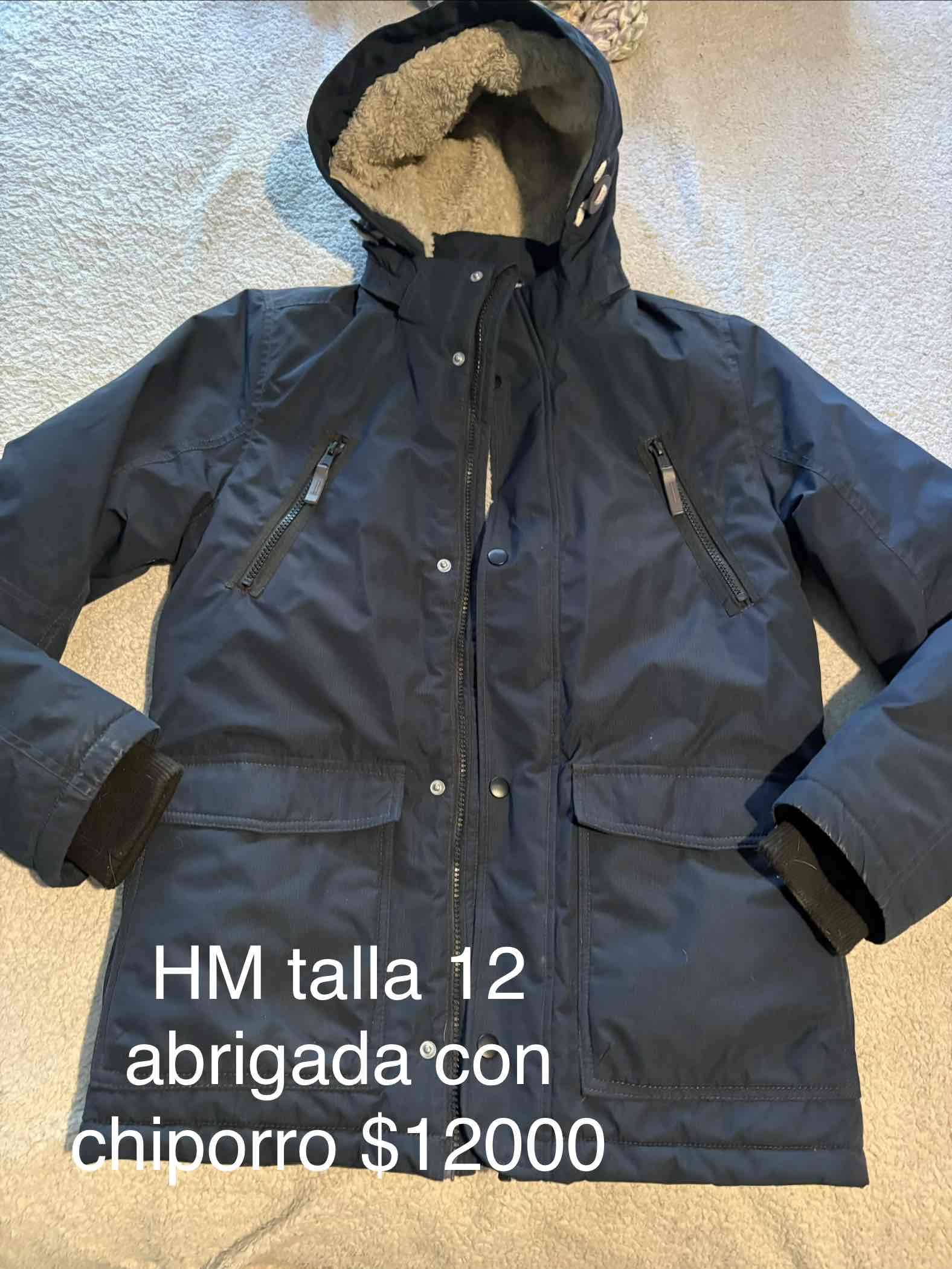 Parka HM azul talla 12 - miniatura 1
