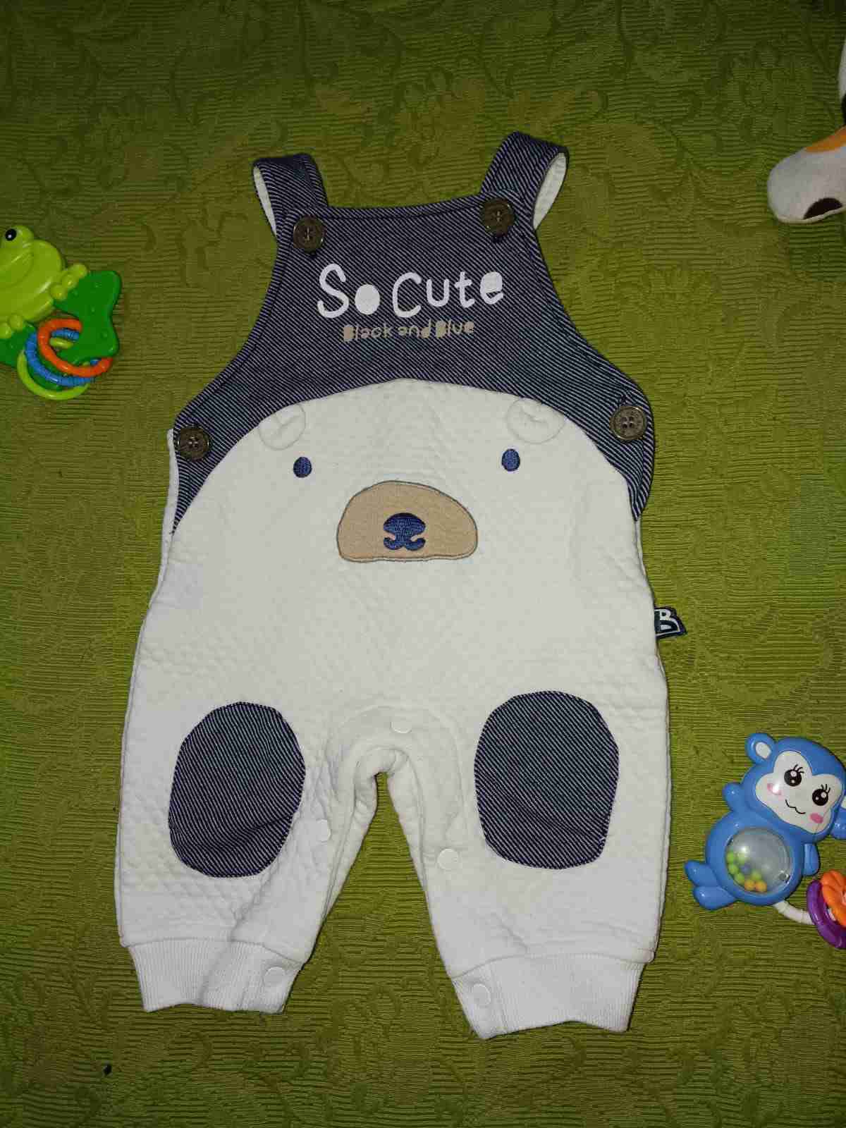 Enterito bebé oso azul - miniatura 1