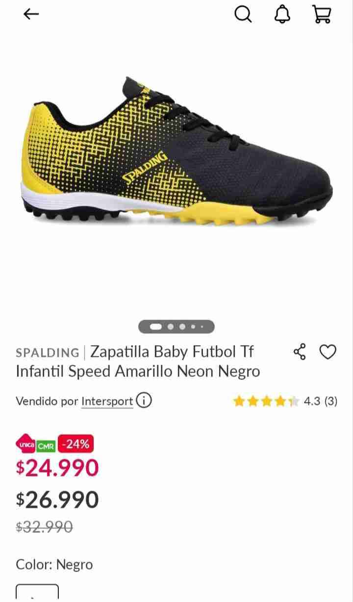 Zapatilla Spalding Futbol Infantil - miniatura 1