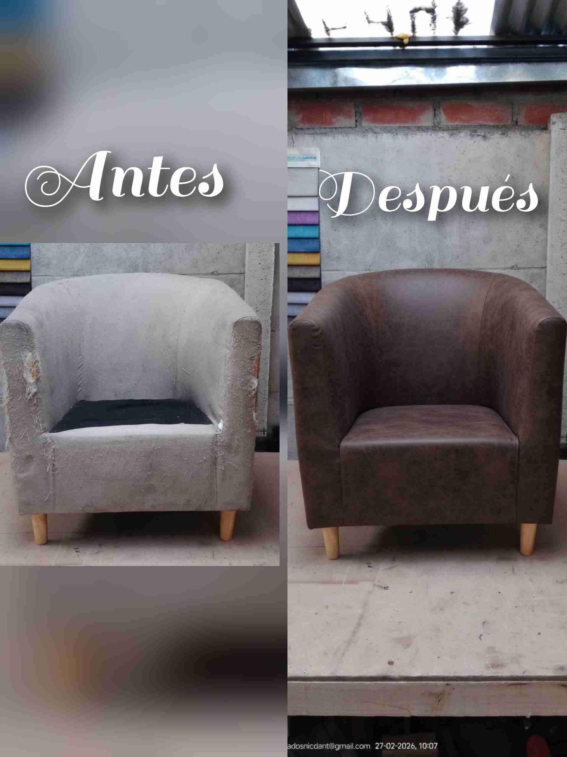 Tapicería sillas, sillones, sitiales, sofá - miniatura 3