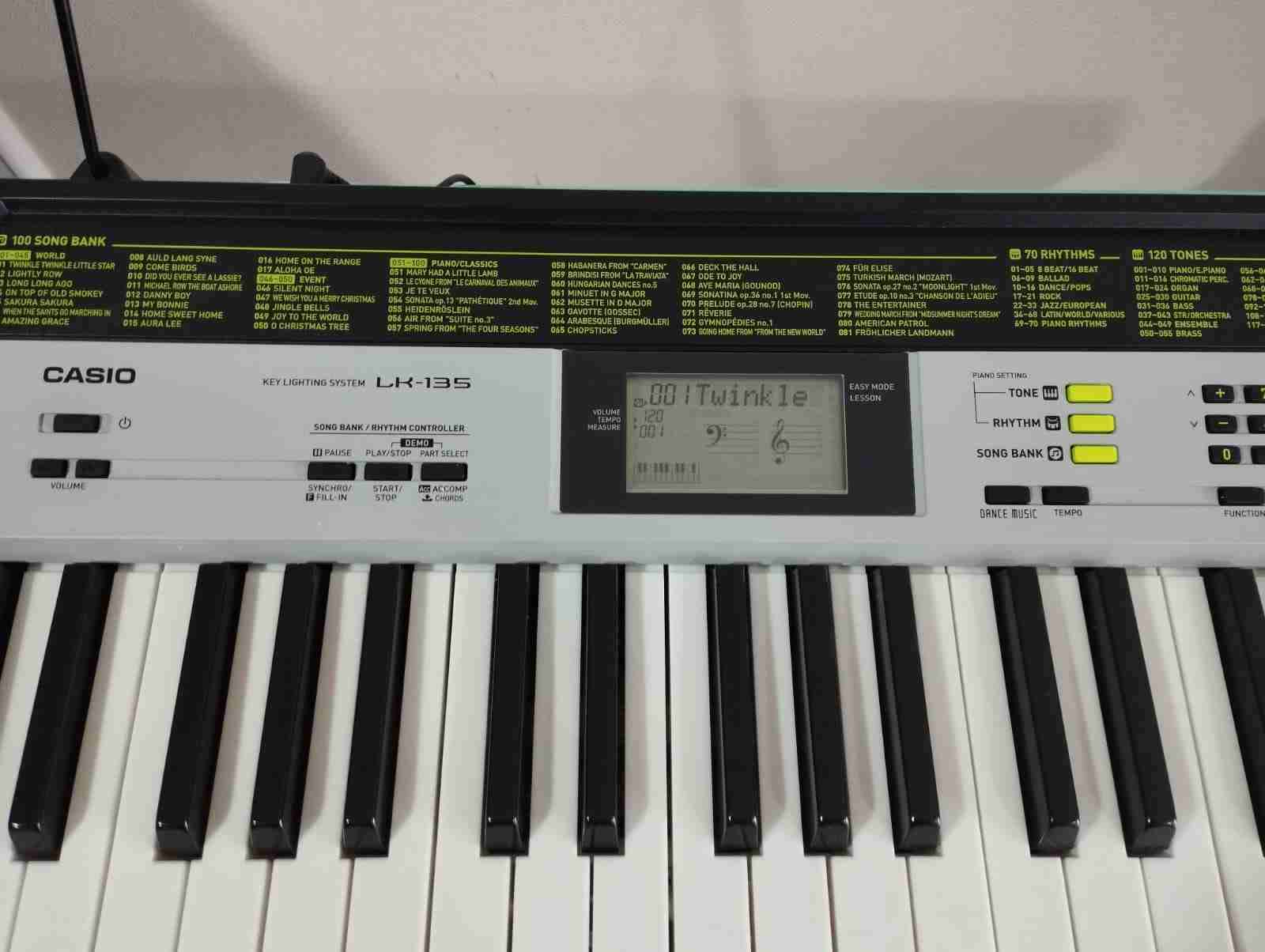 Teclado Casio LK-110 - miniatura 3