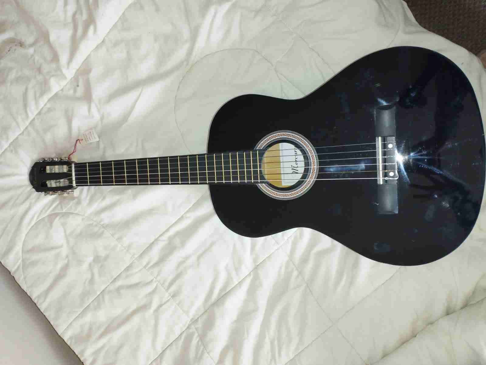 Guitarra clásica Mercury negra - miniatura 2