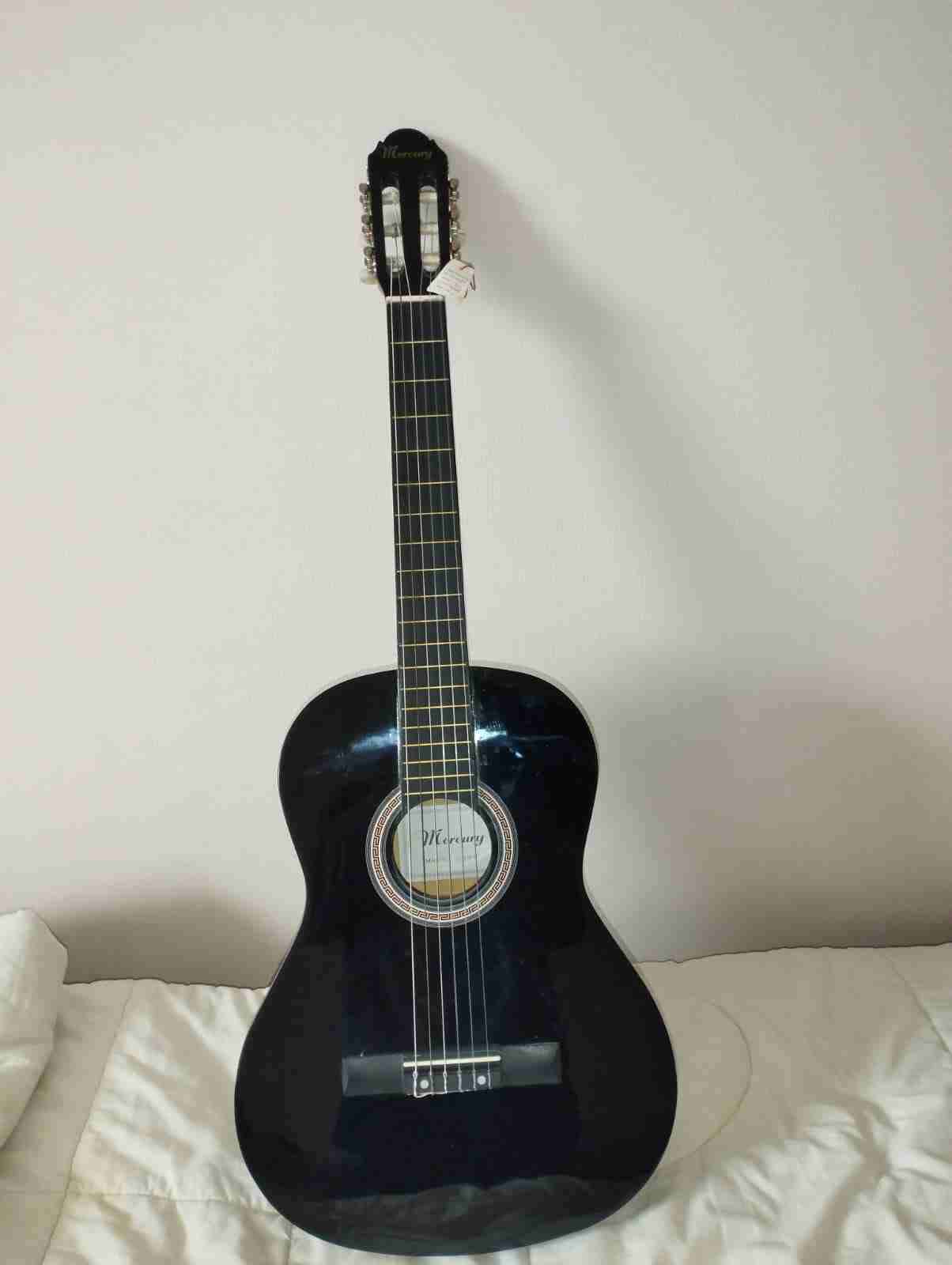 Guitarra clásica Mercury negra - miniatura 3