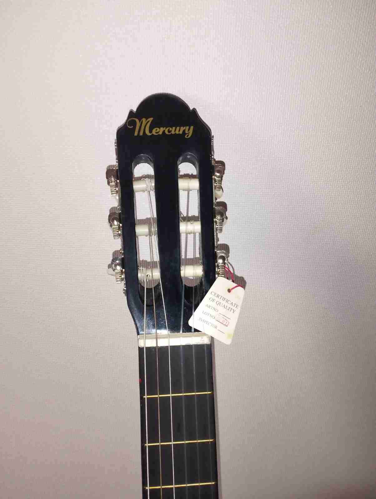 Guitarra clásica Mercury negra - miniatura 4