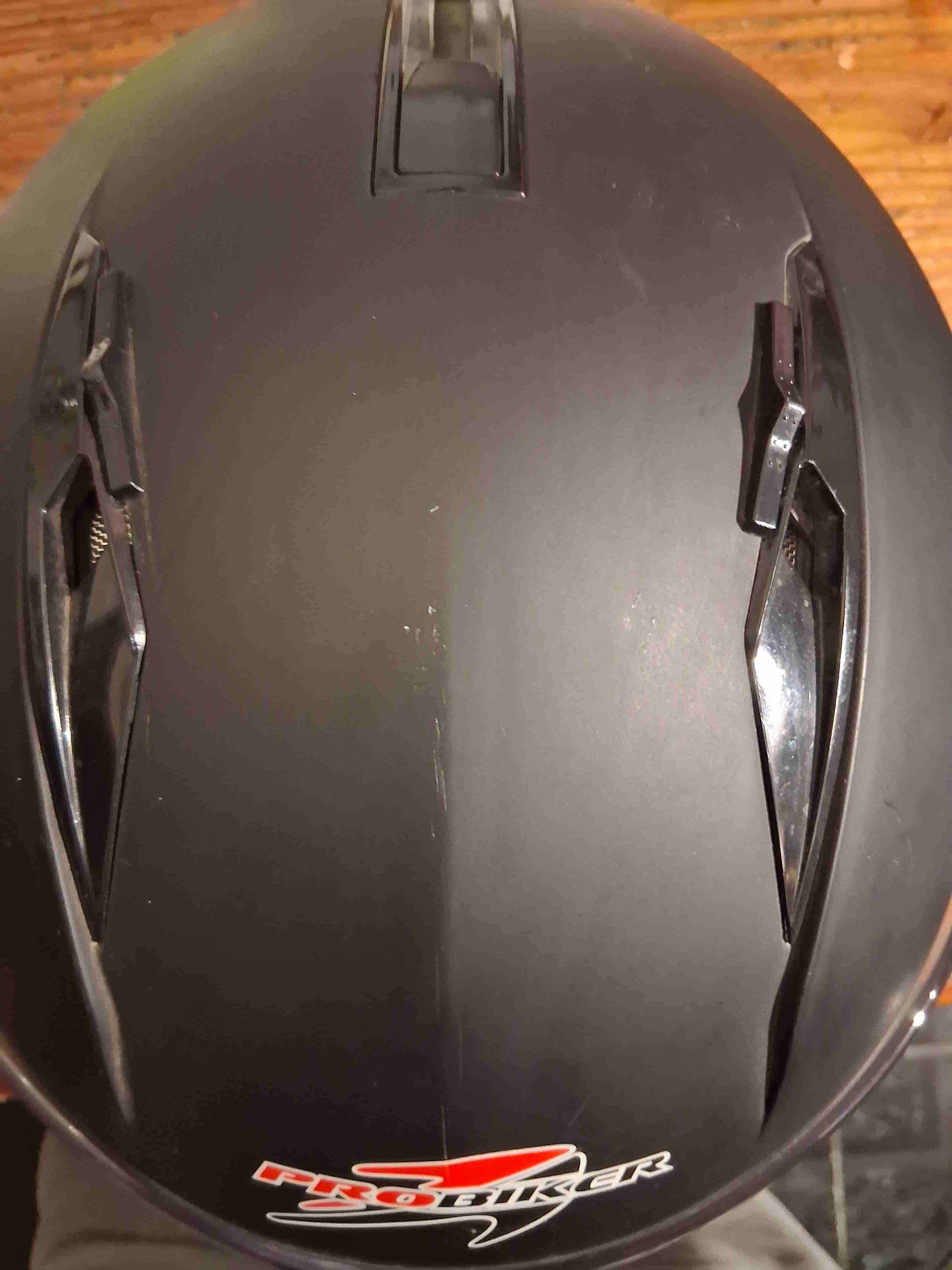 Casco de moto Pro Biker negro - miniatura 4