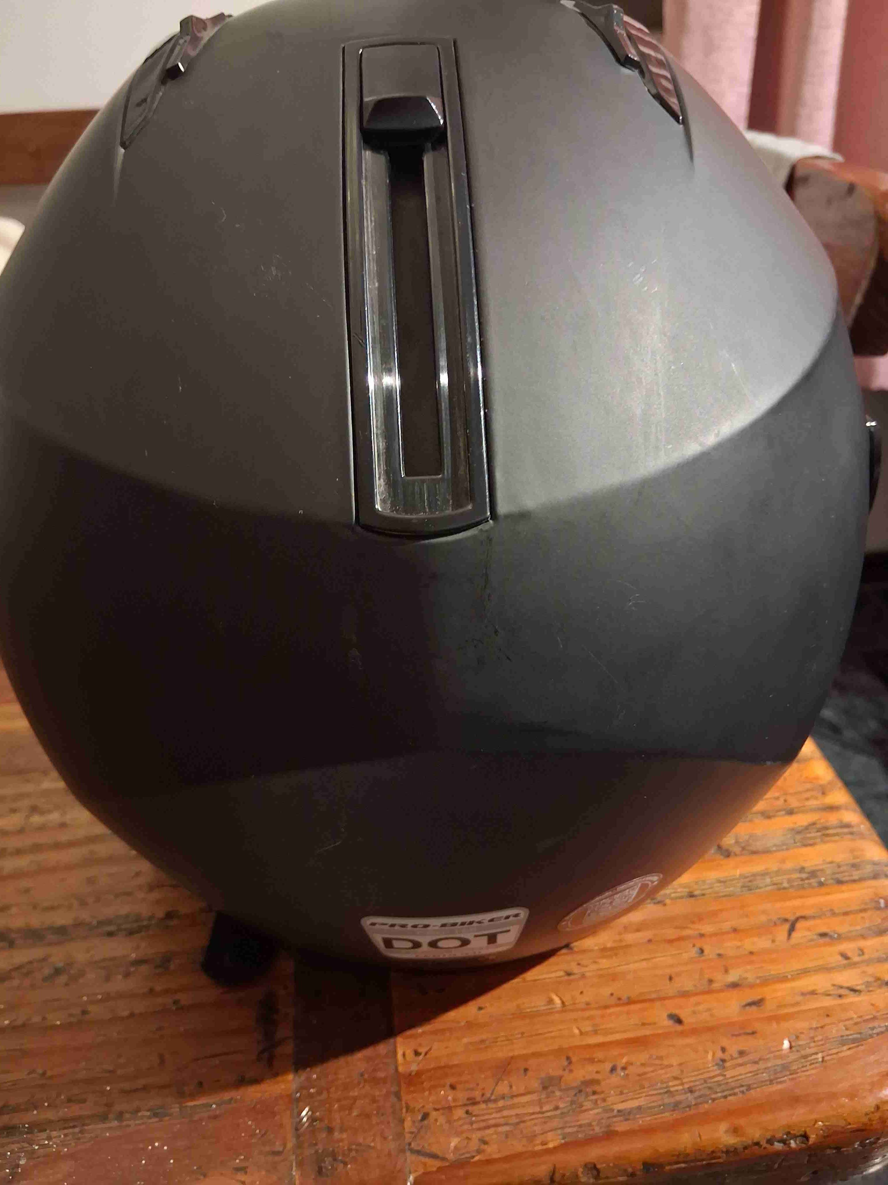 Casco de moto Pro Biker negro - miniatura 6