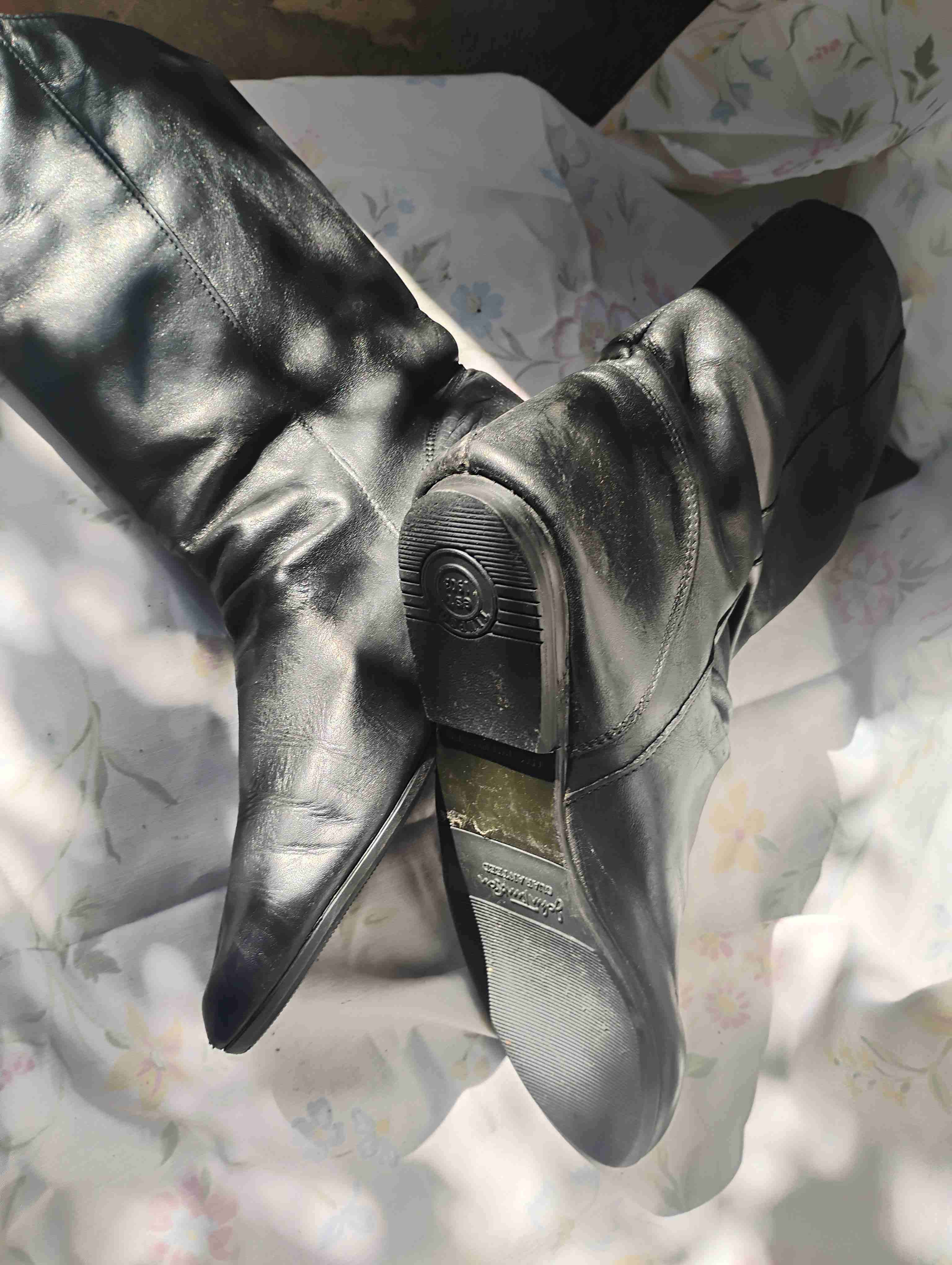 Botas negras de cuero 36 - miniatura 2