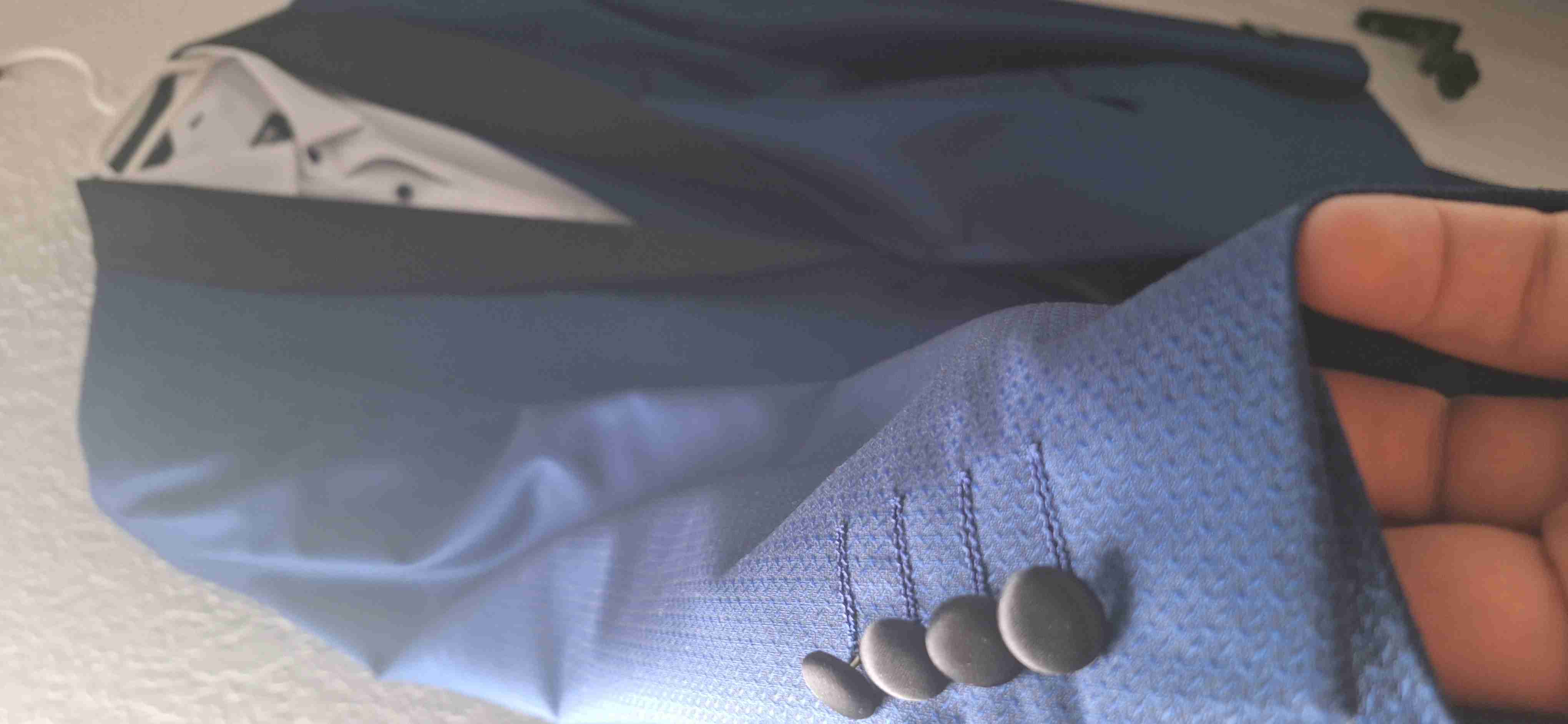 Smoking  azul para hombre talla M - miniatura 4